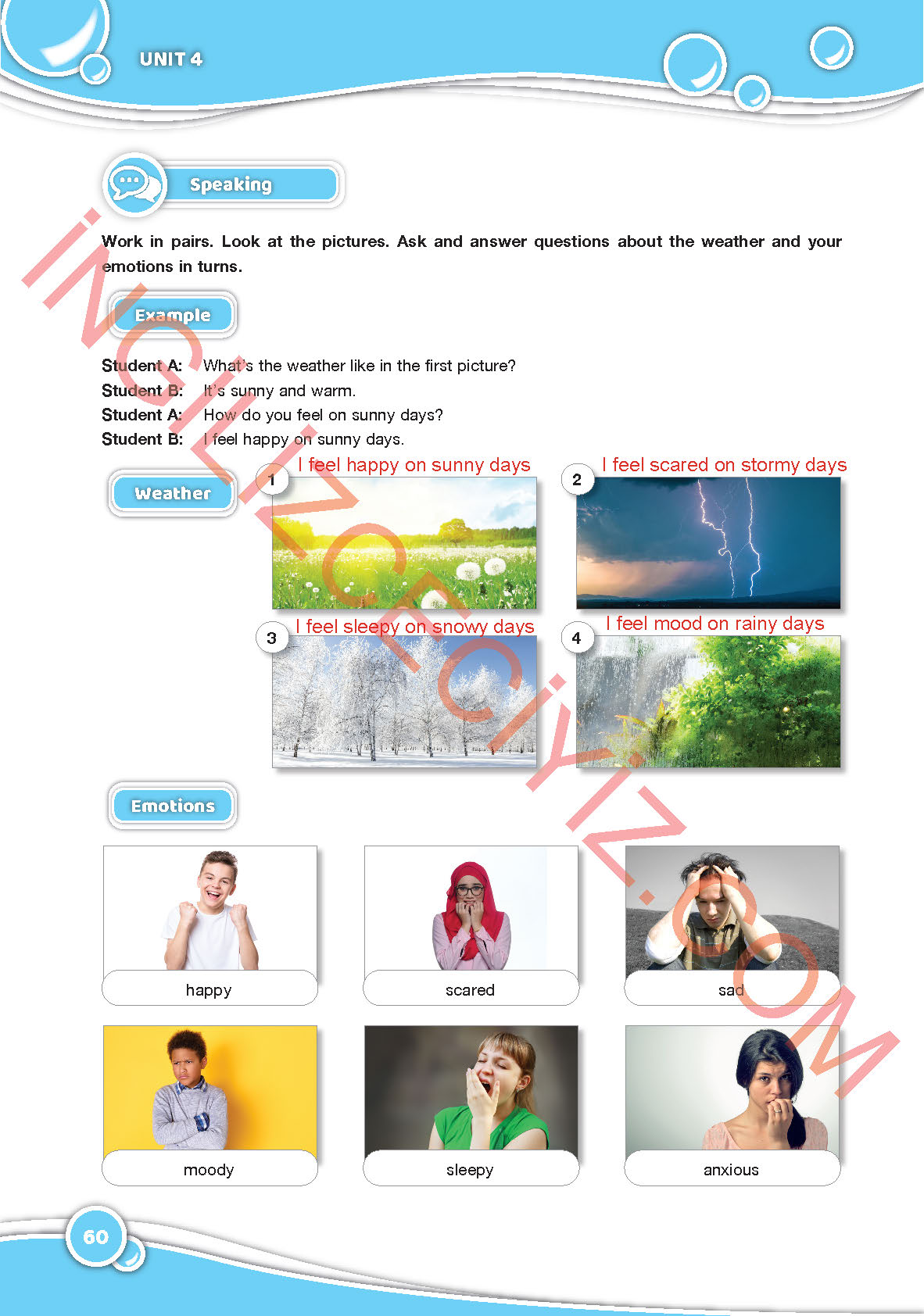 6. Sınıf Özgün Yayınları İngilizce Ders Kitabı Sayfa 60 Cevapları