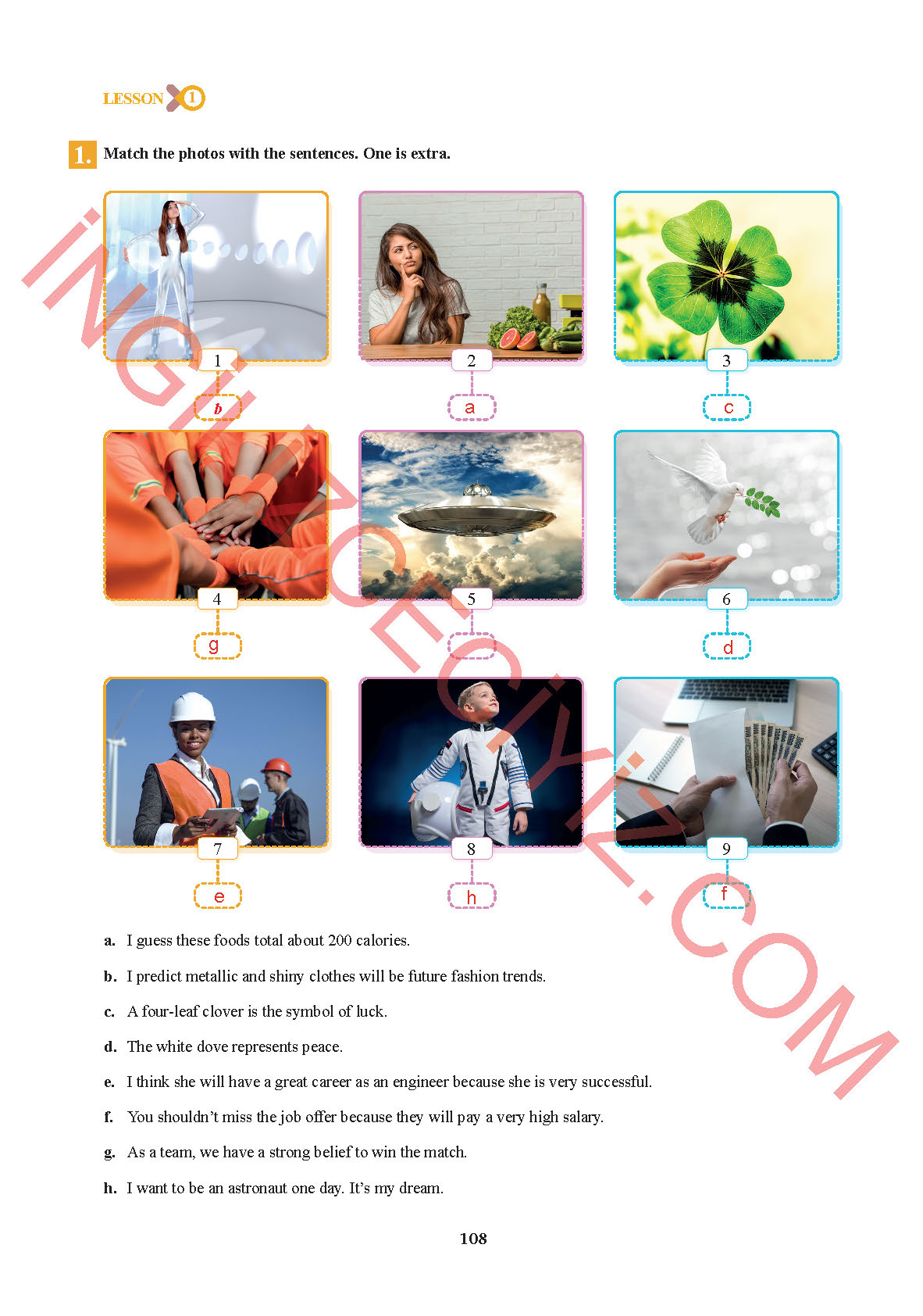 7. Sınıf Sdr İpekyolu Yayınları İngilizce Ders Kitabı Sayfa 108 Cevapları