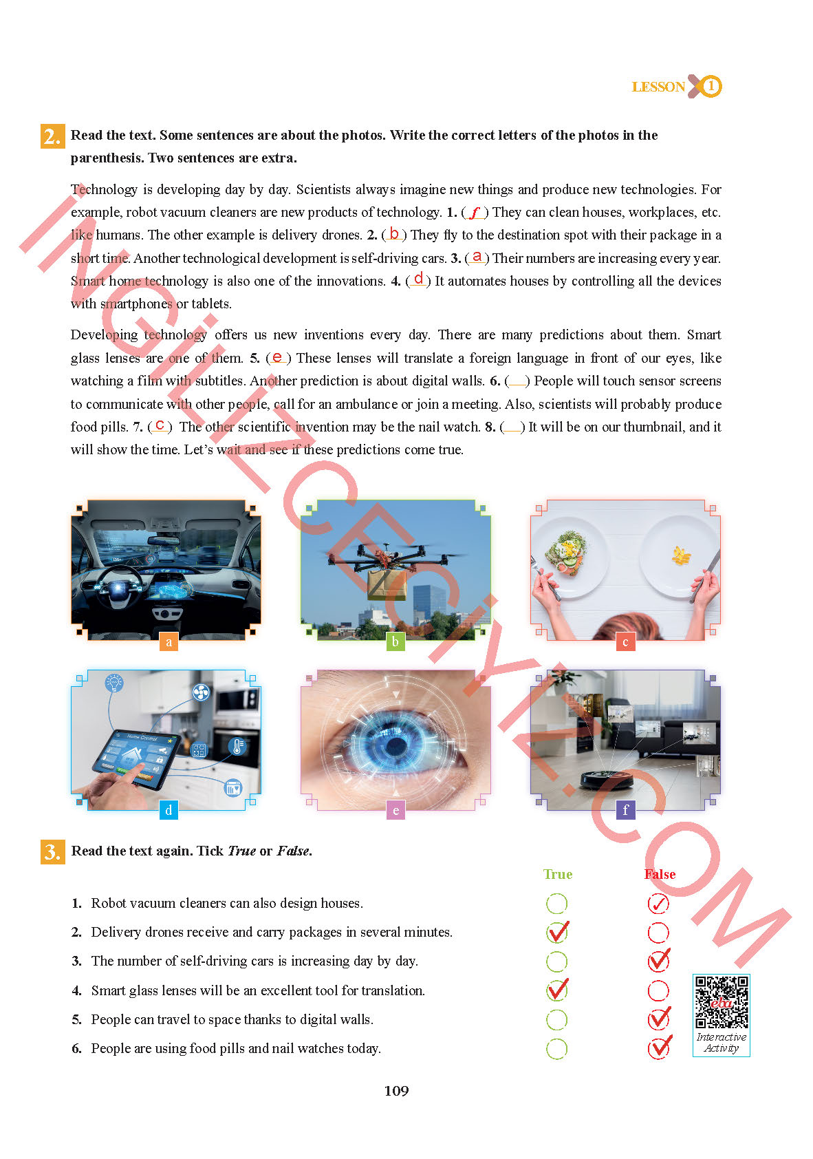 7. Sınıf Sdr İpekyolu Yayınları İngilizce Ders Kitabı Sayfa 109 Cevapları