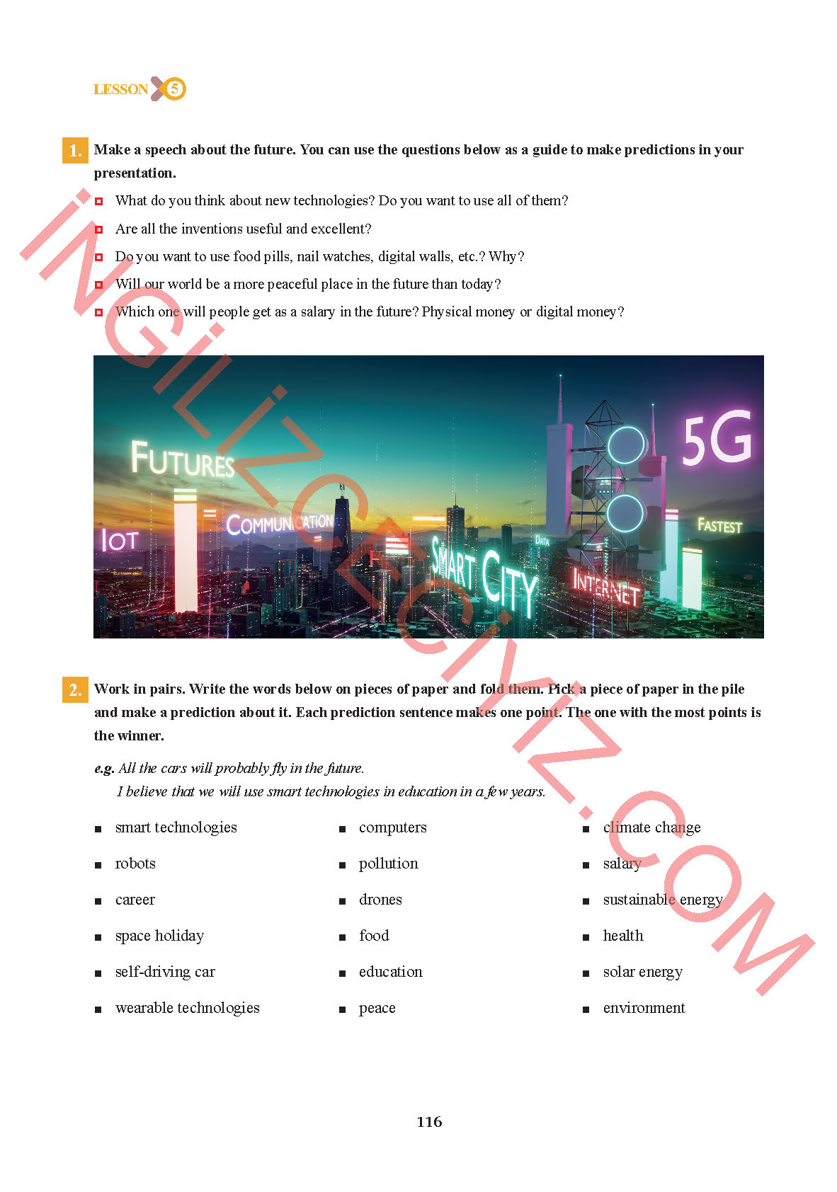 7. Sınıf Sdr İpekyolu Yayınları İngilizce Ders Kitabı Sayfa 116 Cevapları