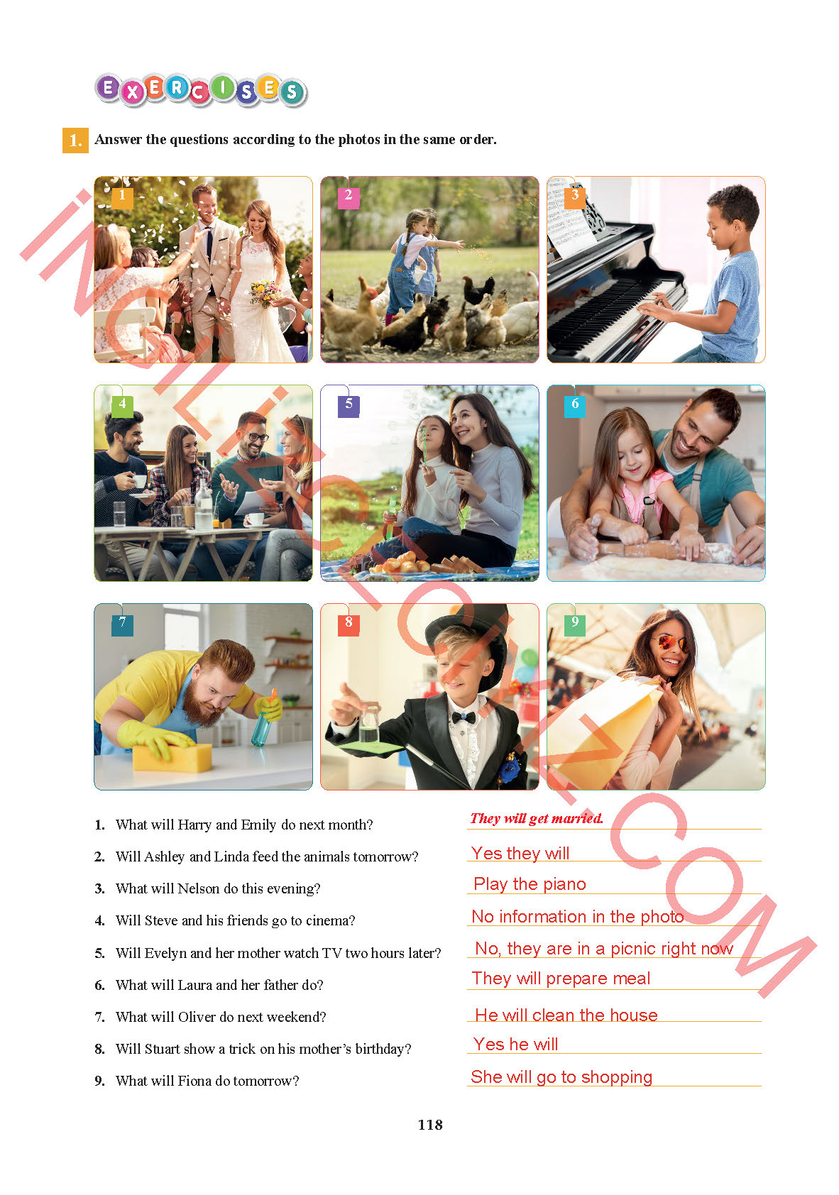 7. Sınıf Sdr İpekyolu Yayınları İngilizce Ders Kitabı Sayfa 118 Cevapları