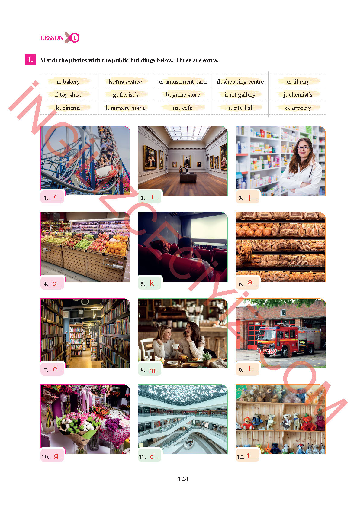 7. Sınıf Sdr İpekyolu Yayınları İngilizce Ders Kitabı Sayfa 124 Cevapları