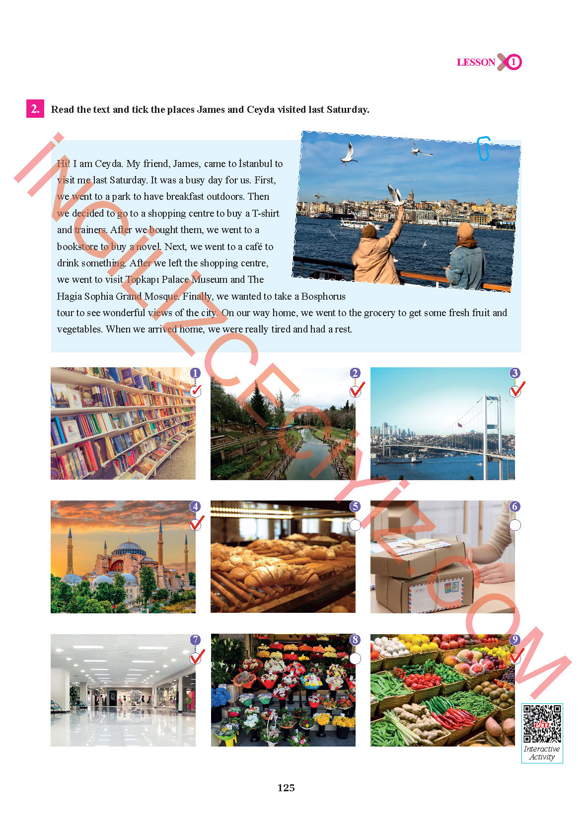 7. Sınıf Sdr İpekyolu Yayınları İngilizce Ders Kitabı Sayfa 125 Cevapları