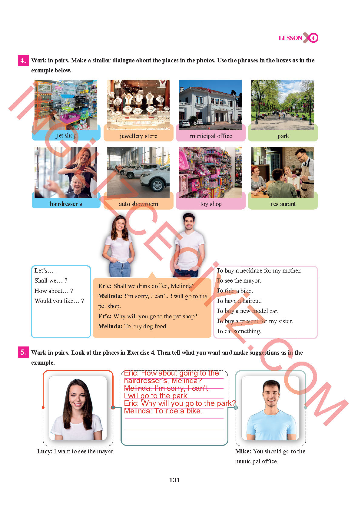 7. Sınıf Sdr İpekyolu Yayınları İngilizce Ders Kitabı Sayfa 131 Cevapları