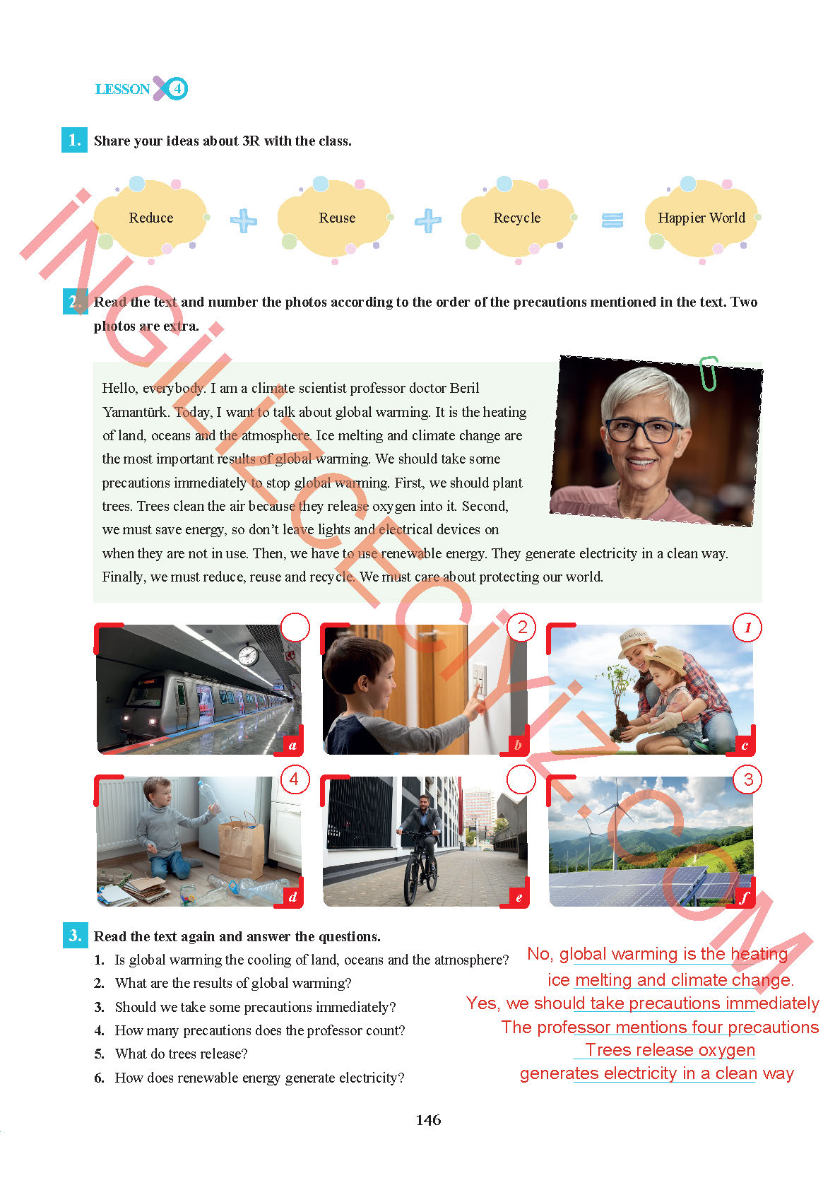 7. Sınıf Sdr İpekyolu Yayınları İngilizce Ders Kitabı Sayfa 146 Cevapları