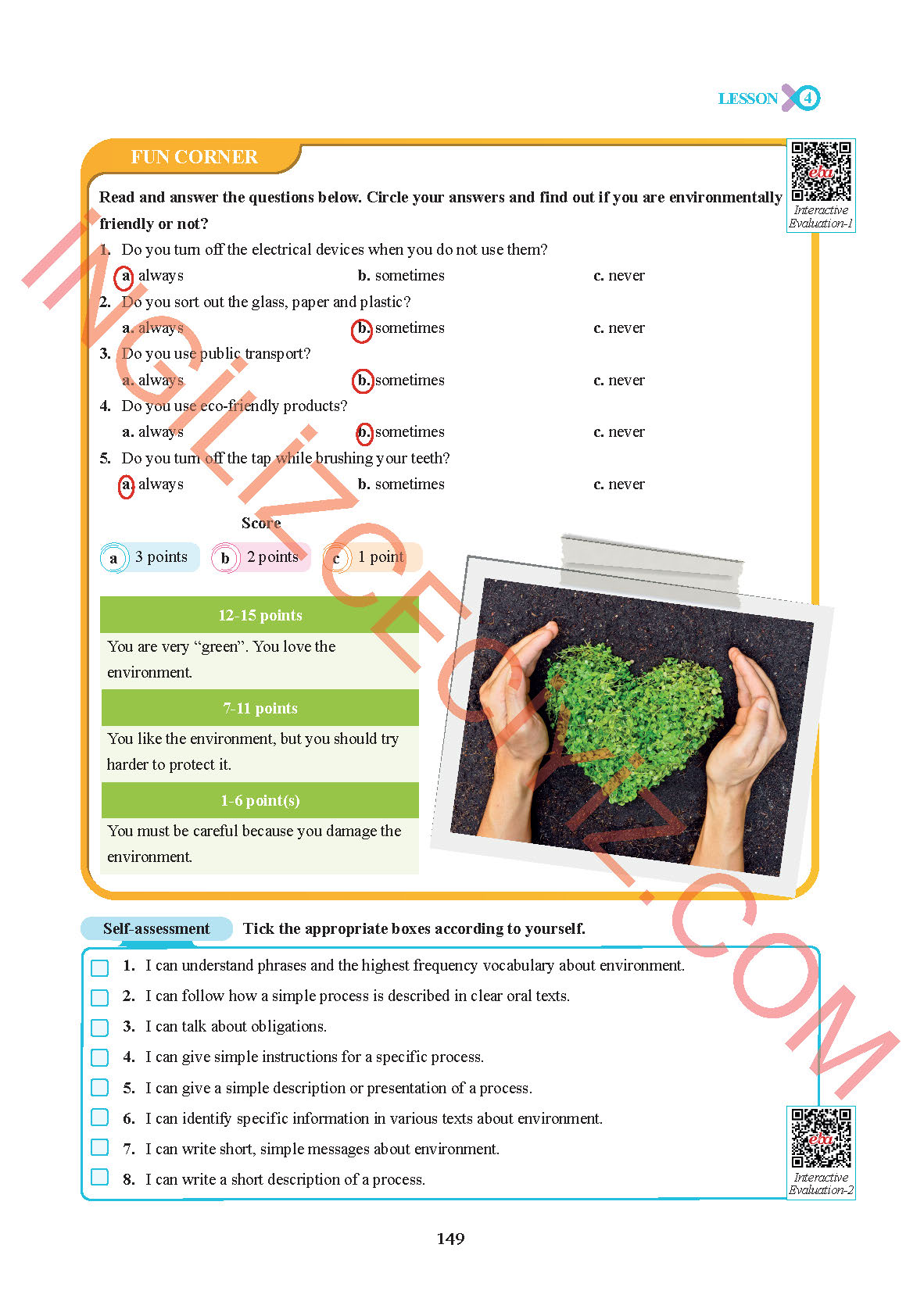7. Sınıf Sdr İpekyolu Yayınları İngilizce Ders Kitabı Sayfa 149 Cevapları