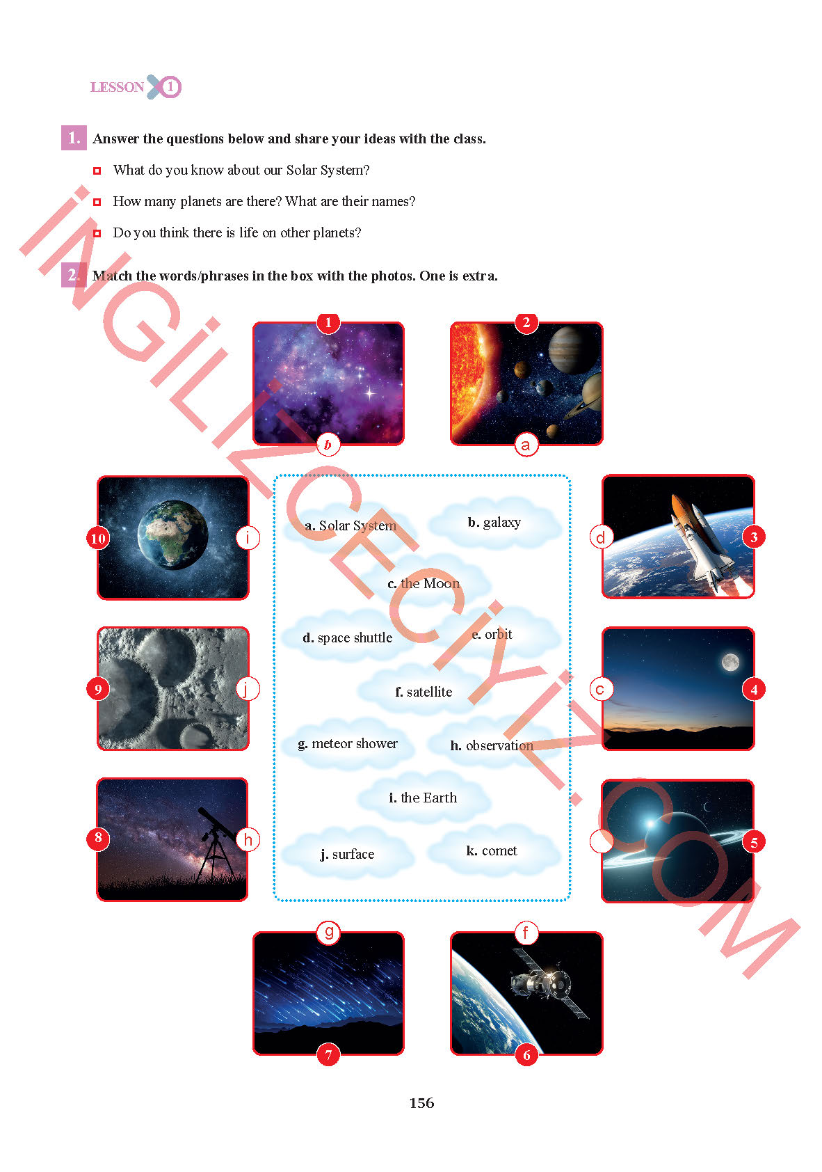 7. Sınıf Sdr İpekyolu Yayınları İngilizce Ders Kitabı Sayfa 156 Cevapları