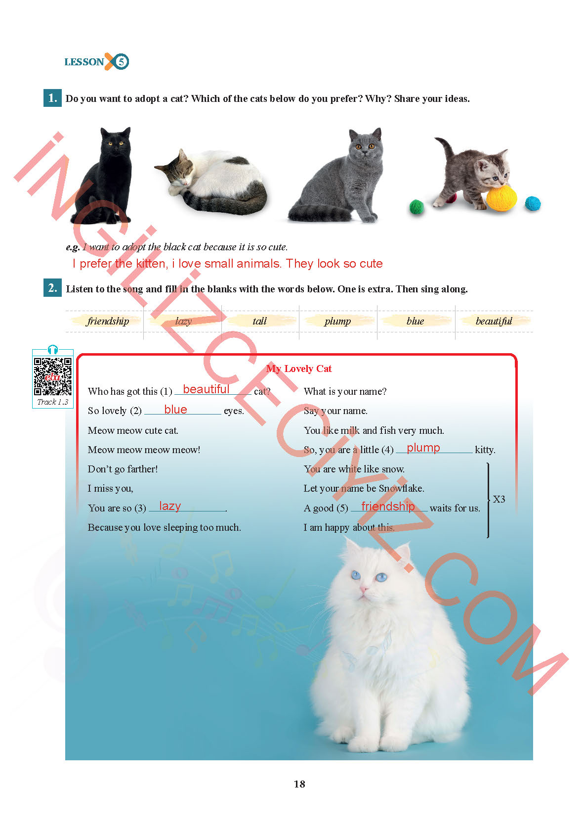 7. Sınıf Sdr İpekyolu Yayınları İngilizce Ders Kitabı Sayfa 18 Cevapları