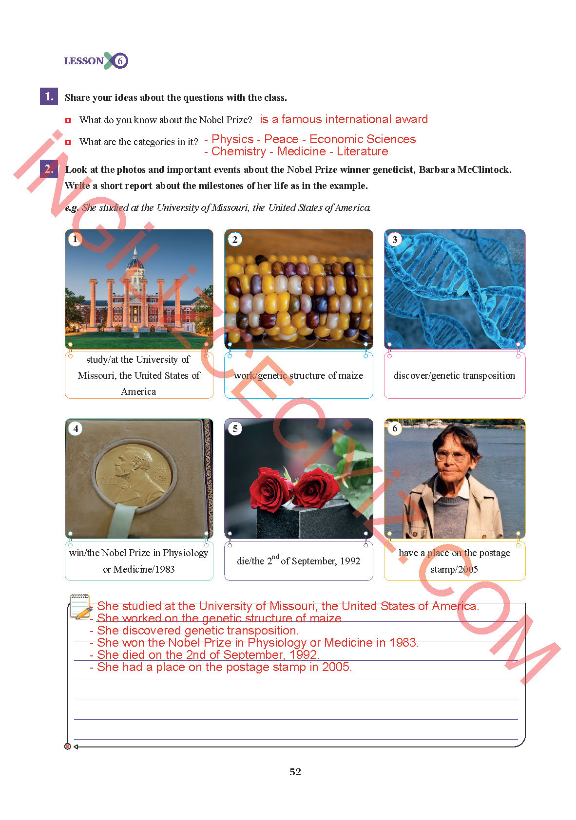 7. Sınıf Sdr İpekyolu Yayınları İngilizce Ders Kitabı Sayfa 52 Cevapları