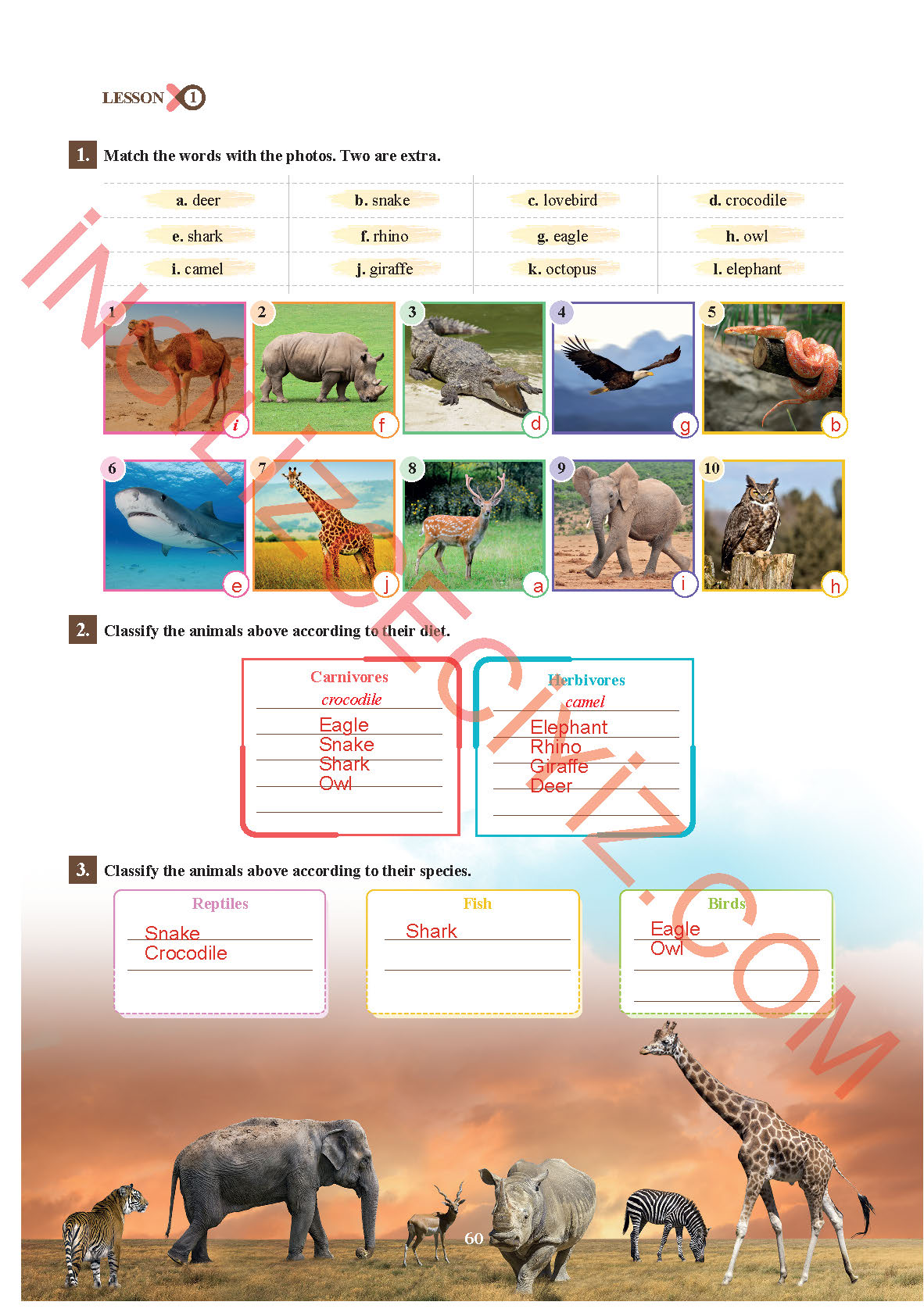 7. Sınıf Sdr İpekyolu Yayınları İngilizce Ders Kitabı Sayfa 60 Cevapları