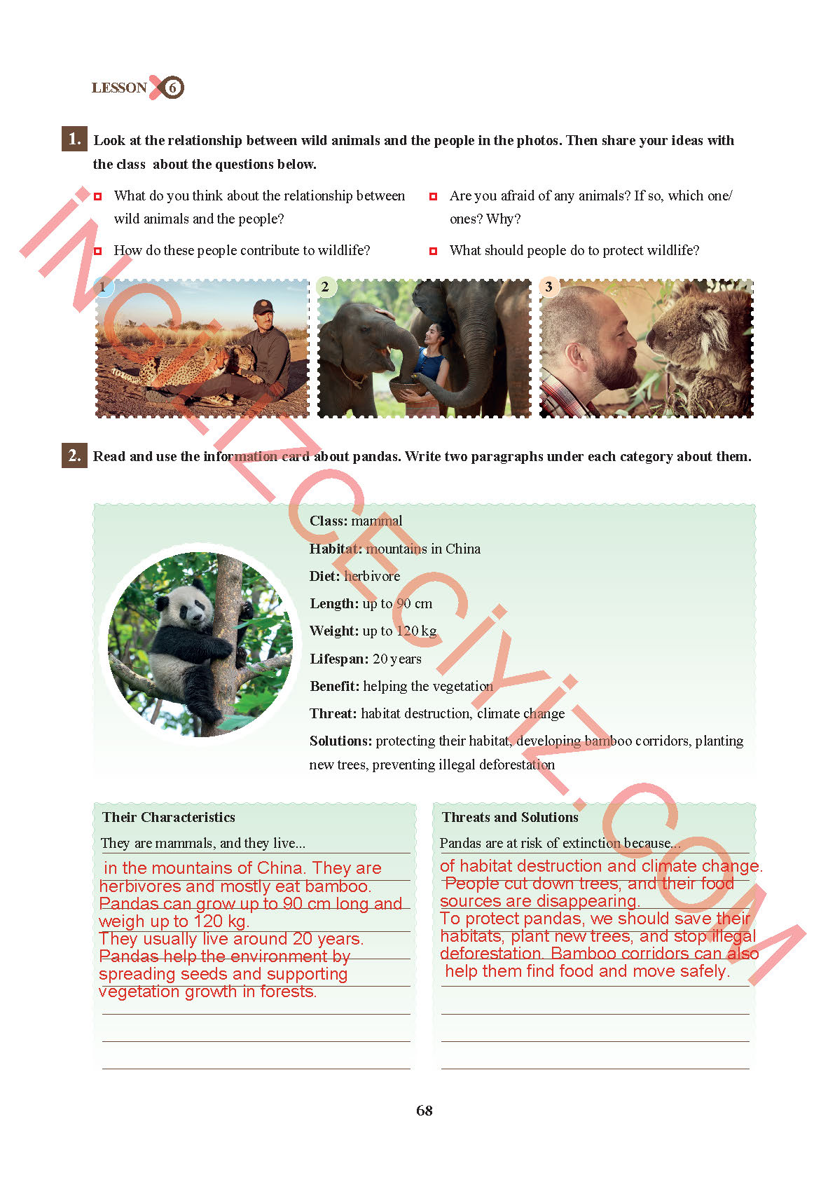 7. Sınıf Sdr İpekyolu Yayınları İngilizce Ders Kitabı Sayfa 68 Cevapları