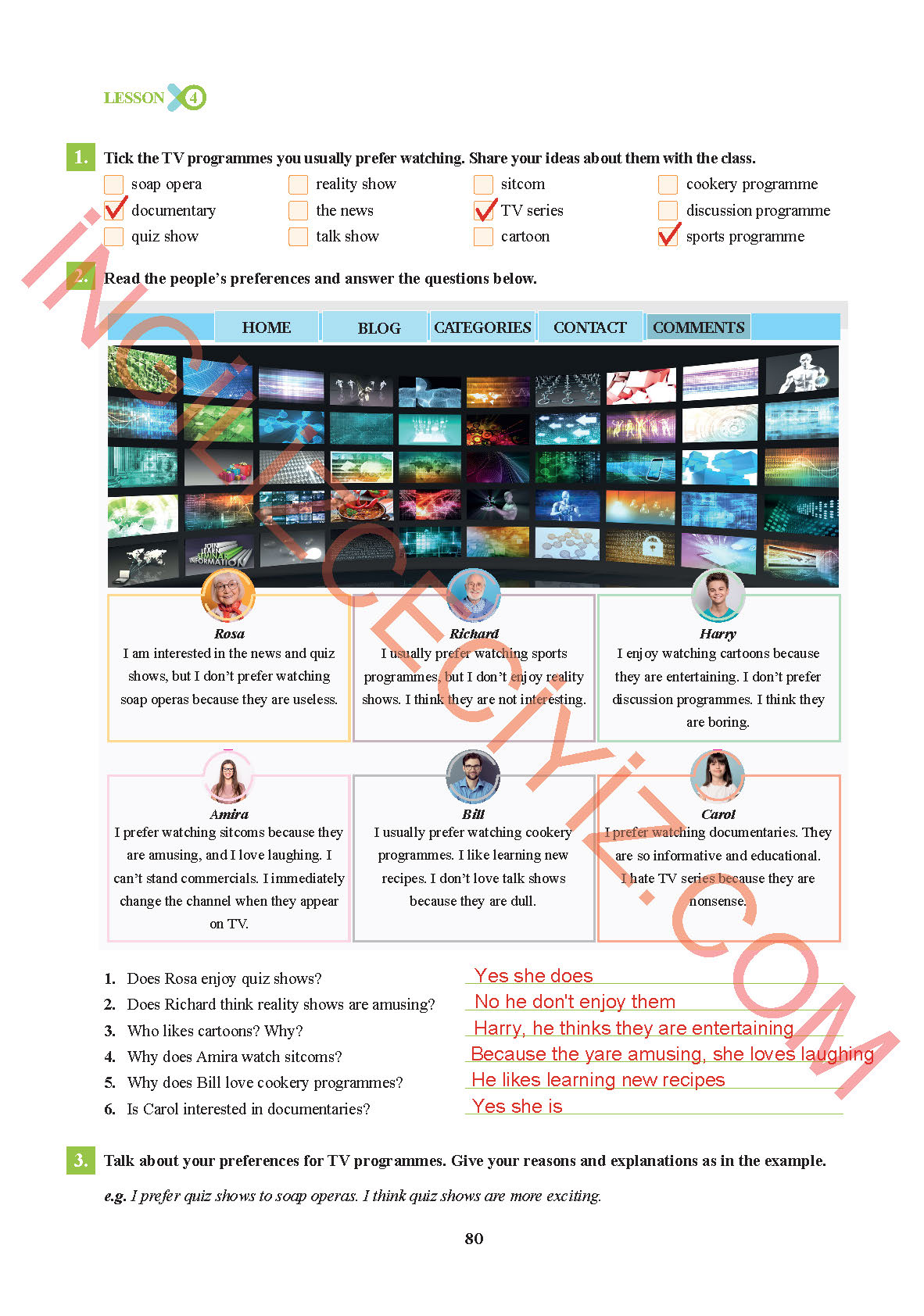 7. Sınıf Sdr İpekyolu Yayınları İngilizce Ders Kitabı Sayfa 80 Cevapları