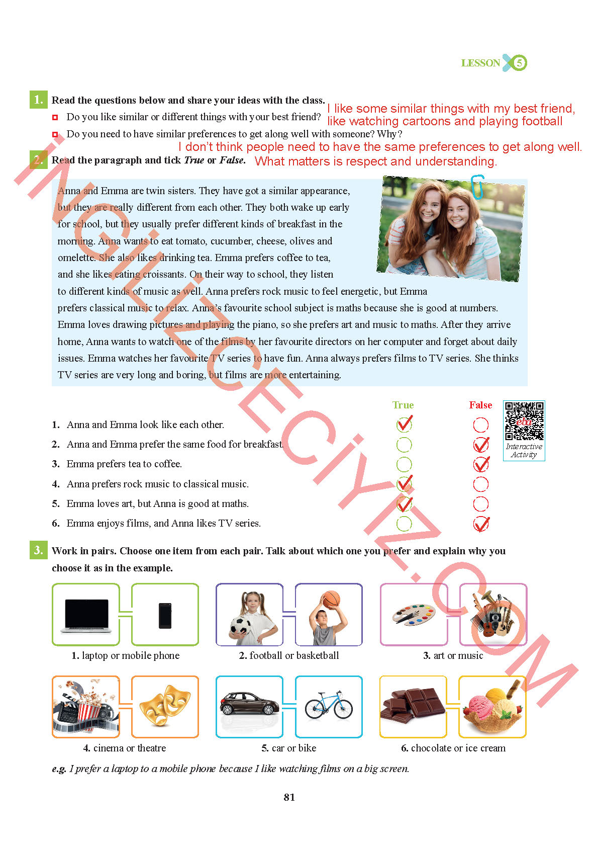 7. Sınıf Sdr İpekyolu Yayınları İngilizce Ders Kitabı Sayfa 81 Cevapları