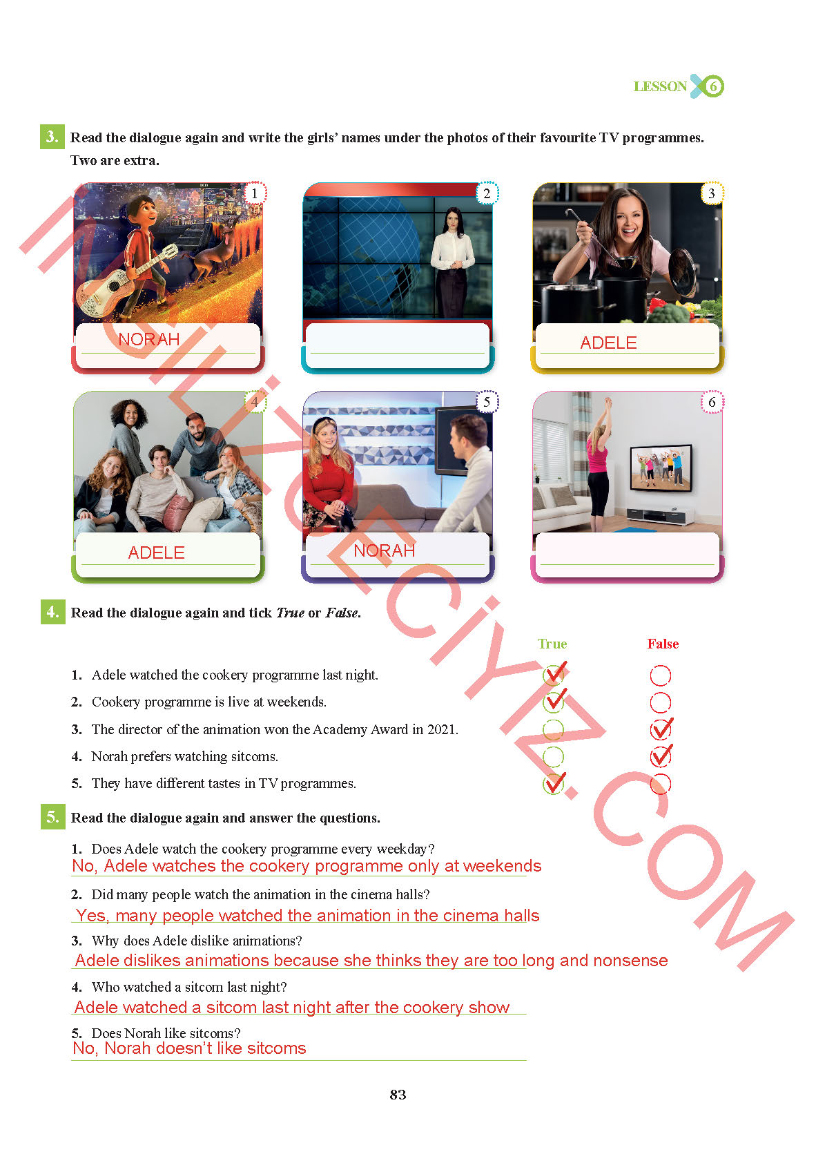 7. Sınıf Sdr İpekyolu Yayınları İngilizce Ders Kitabı Sayfa 83 Cevapları