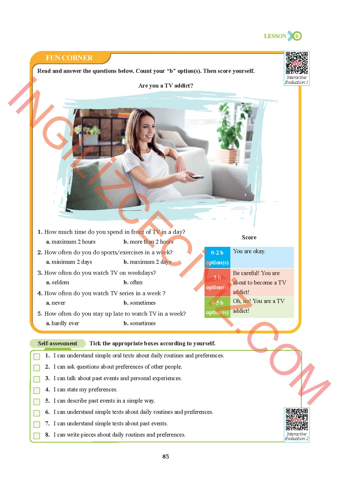 7. Sınıf Sdr İpekyolu Yayınları İngilizce Ders Kitabı Sayfa 85 Cevapları