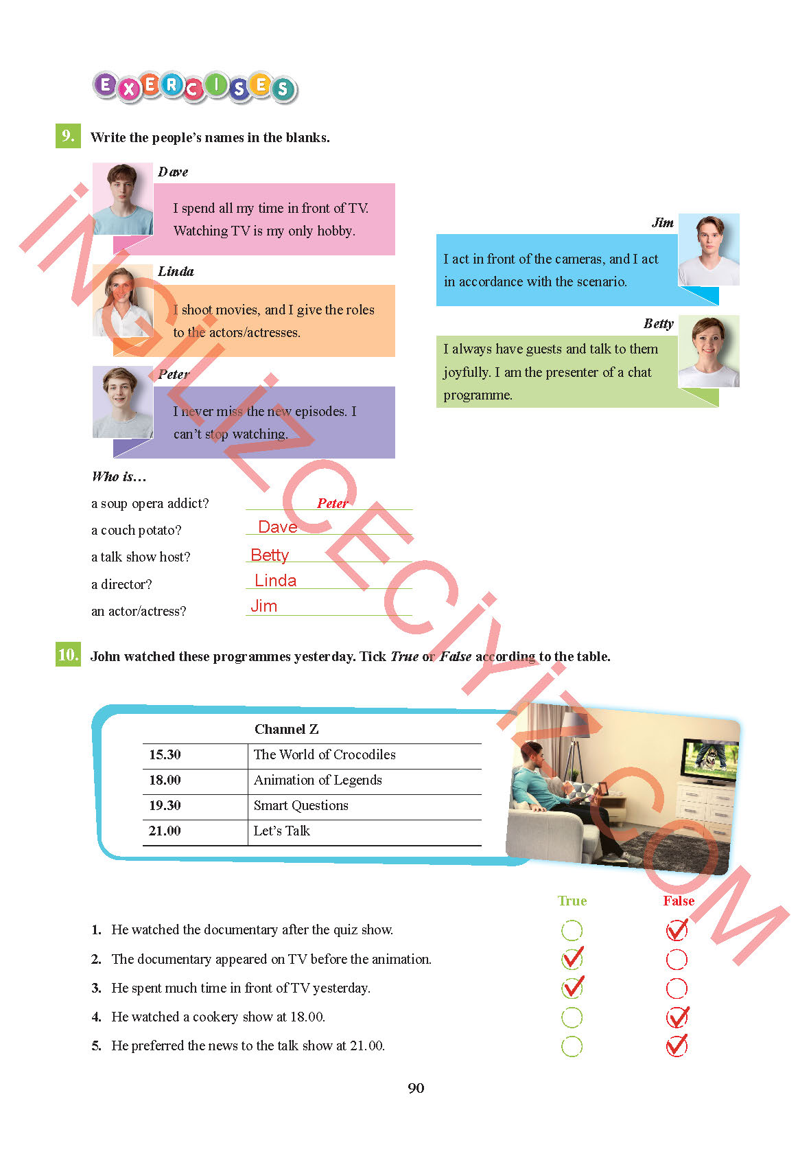 7. Sınıf Sdr İpekyolu Yayınları İngilizce Ders Kitabı Sayfa 90 Cevapları