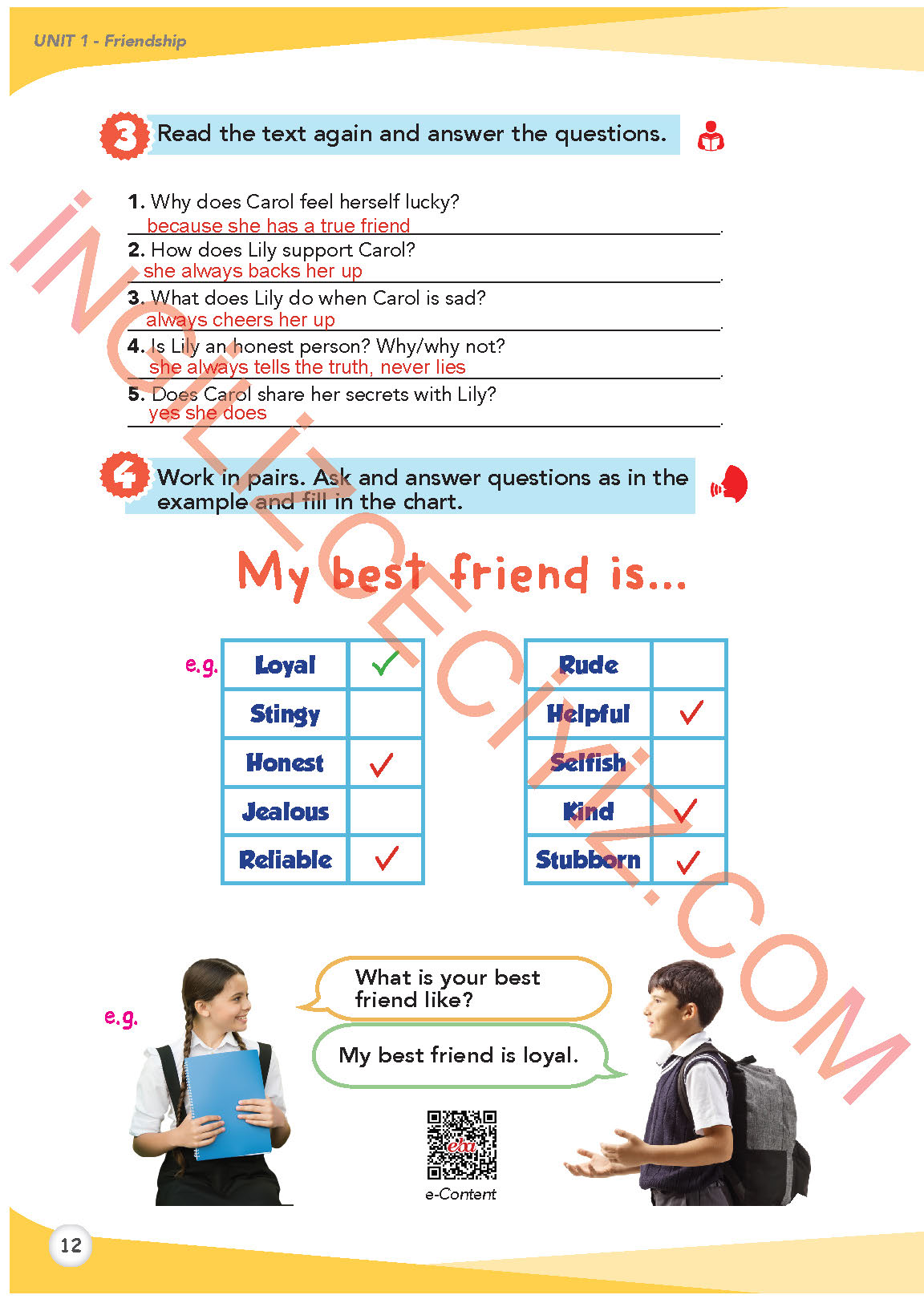 8. Sınıf Meb Yayınları İngilizce Ders Kitabı Sayfa 13 Cevapları