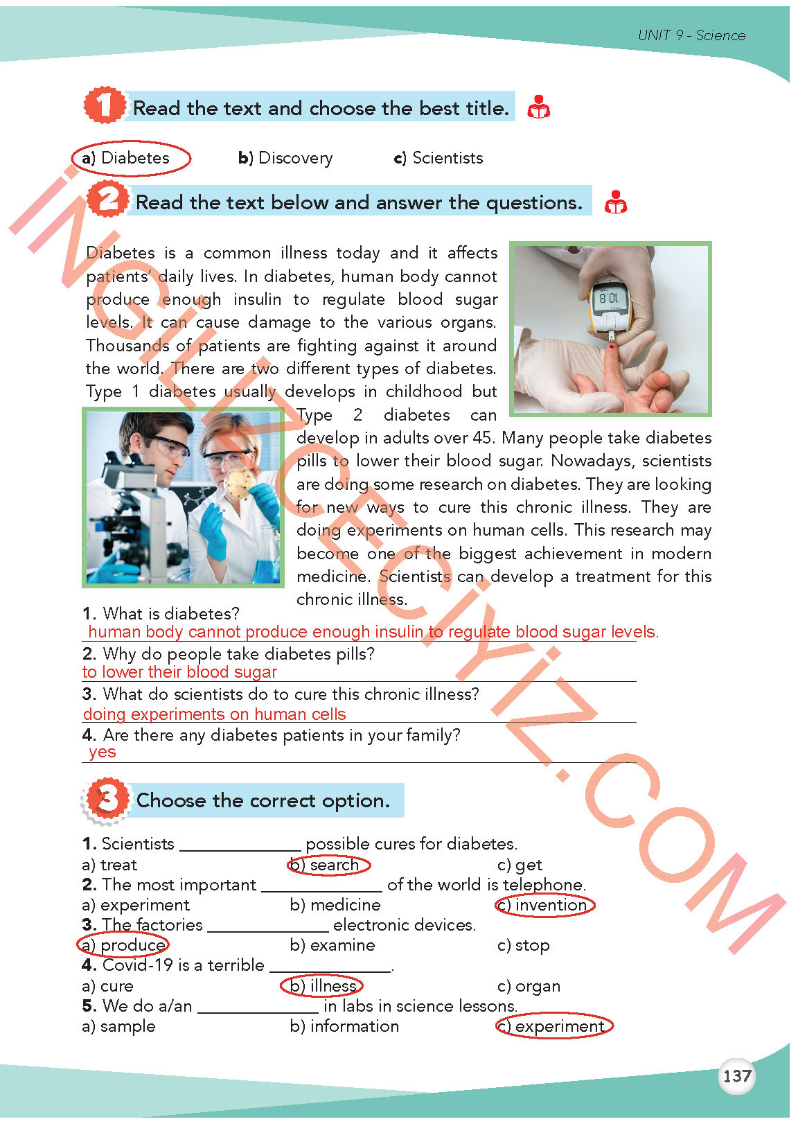 8. Sınıf Meb Yayınları İngilizce Ders Kitabı Sayfa 138 Cevapları