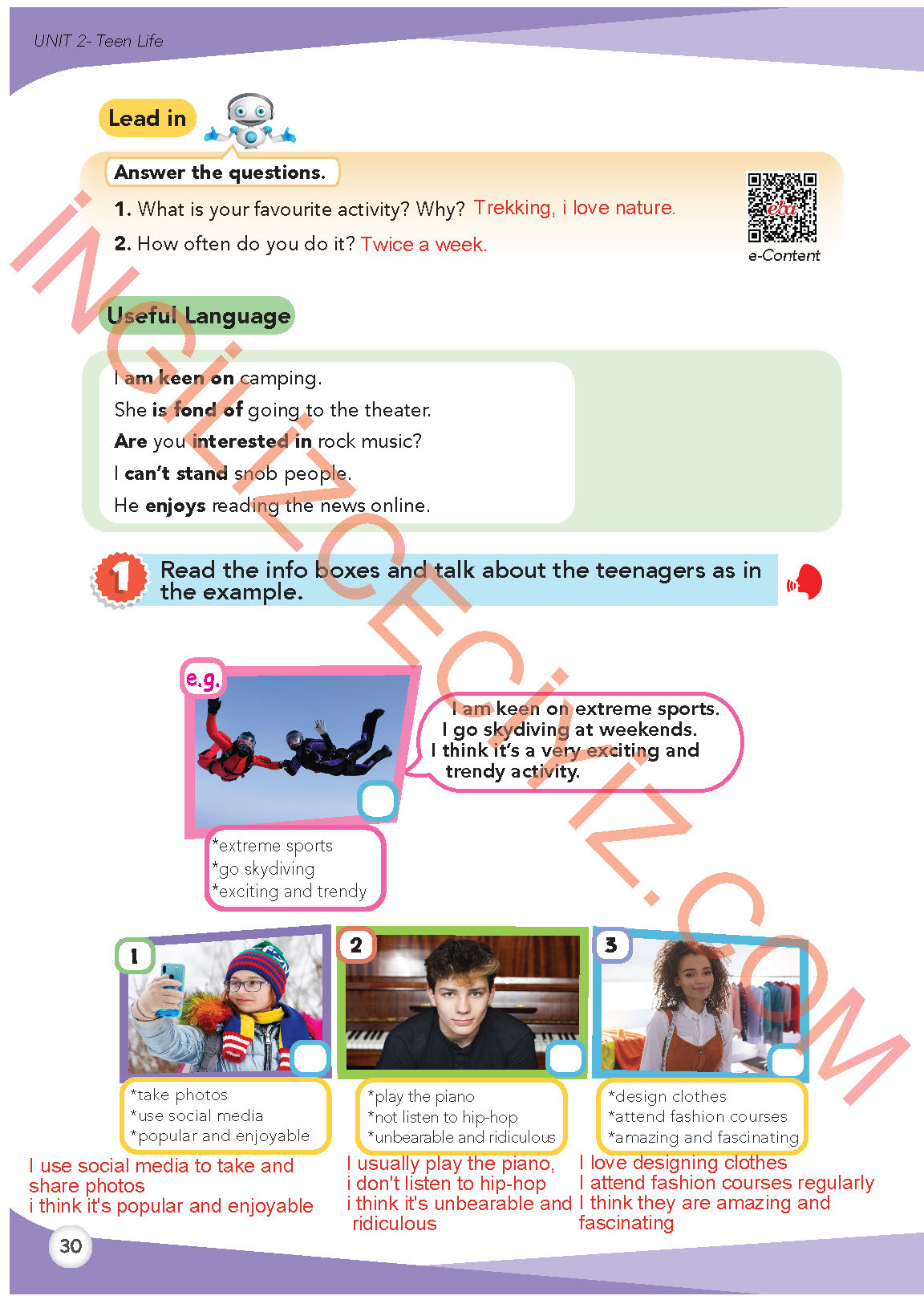 8. Sınıf Meb Yayınları İngilizce Ders Kitabı Sayfa 31 Cevapları