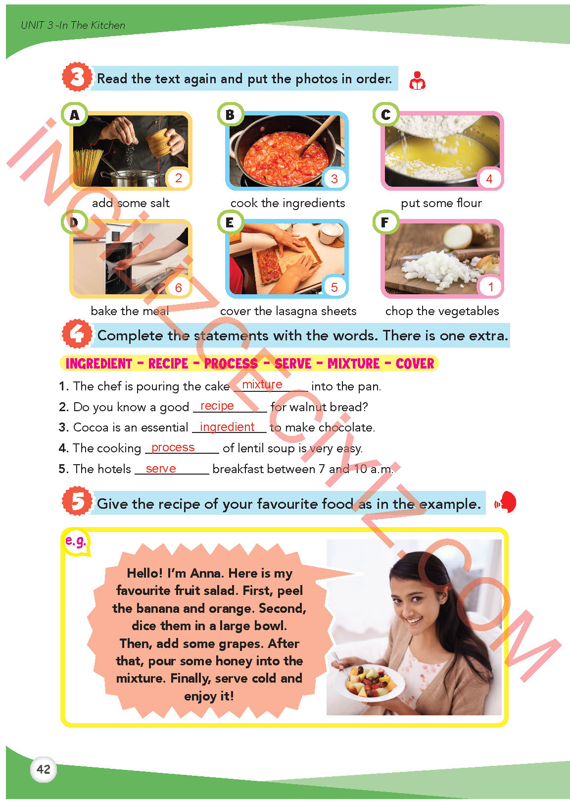 8. Sınıf Meb Yayınları İngilizce Ders Kitabı Sayfa 43 Cevapları