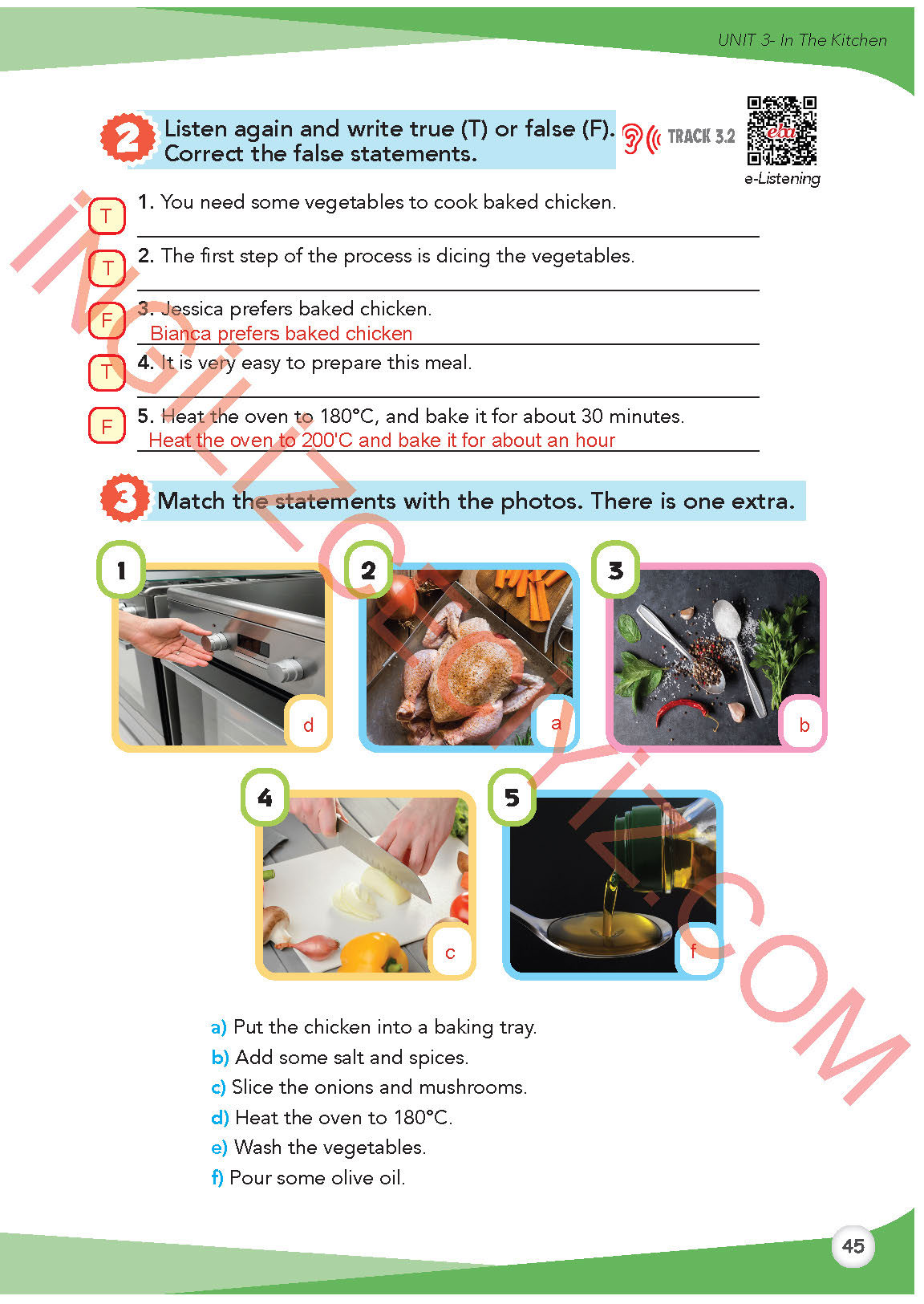 8. Sınıf Meb Yayınları İngilizce Ders Kitabı Sayfa 46 Cevapları