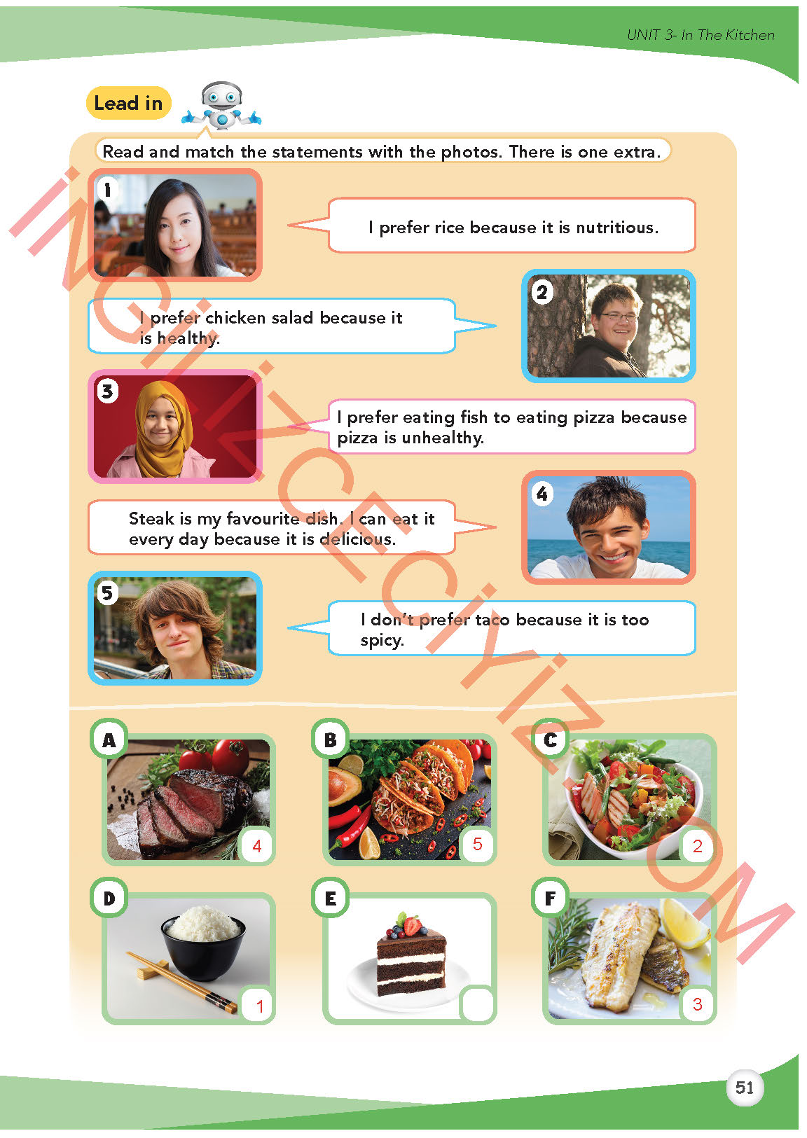 8. Sınıf Meb Yayınları İngilizce Ders Kitabı Sayfa 52 Cevapları