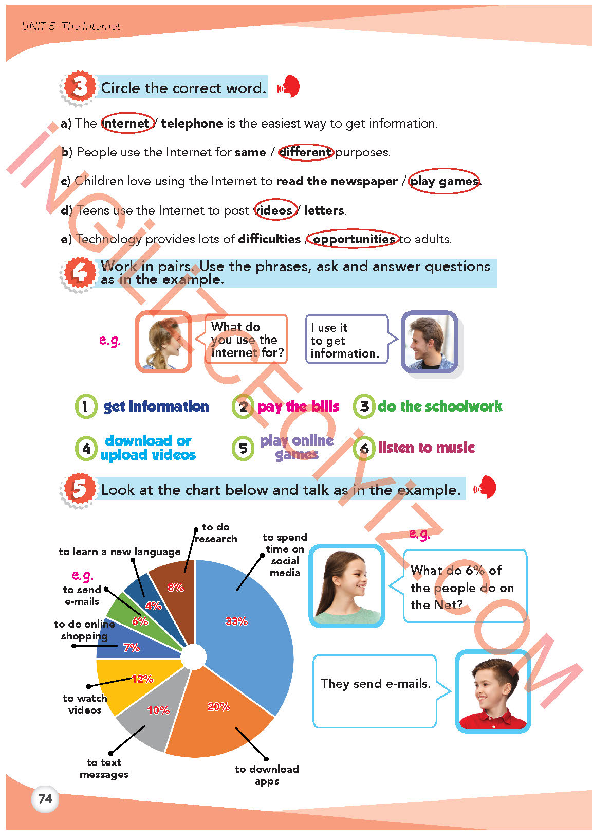 8. Sınıf Meb Yayınları İngilizce Ders Kitabı Sayfa 75 Cevapları