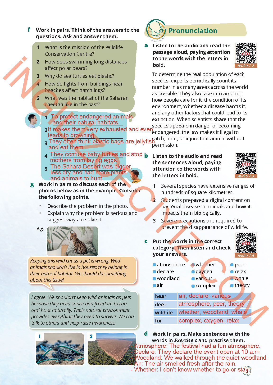 9. Sınıf Meb Yayınları İngilizce Ders Kitabı Sayfa 111 Cevapları