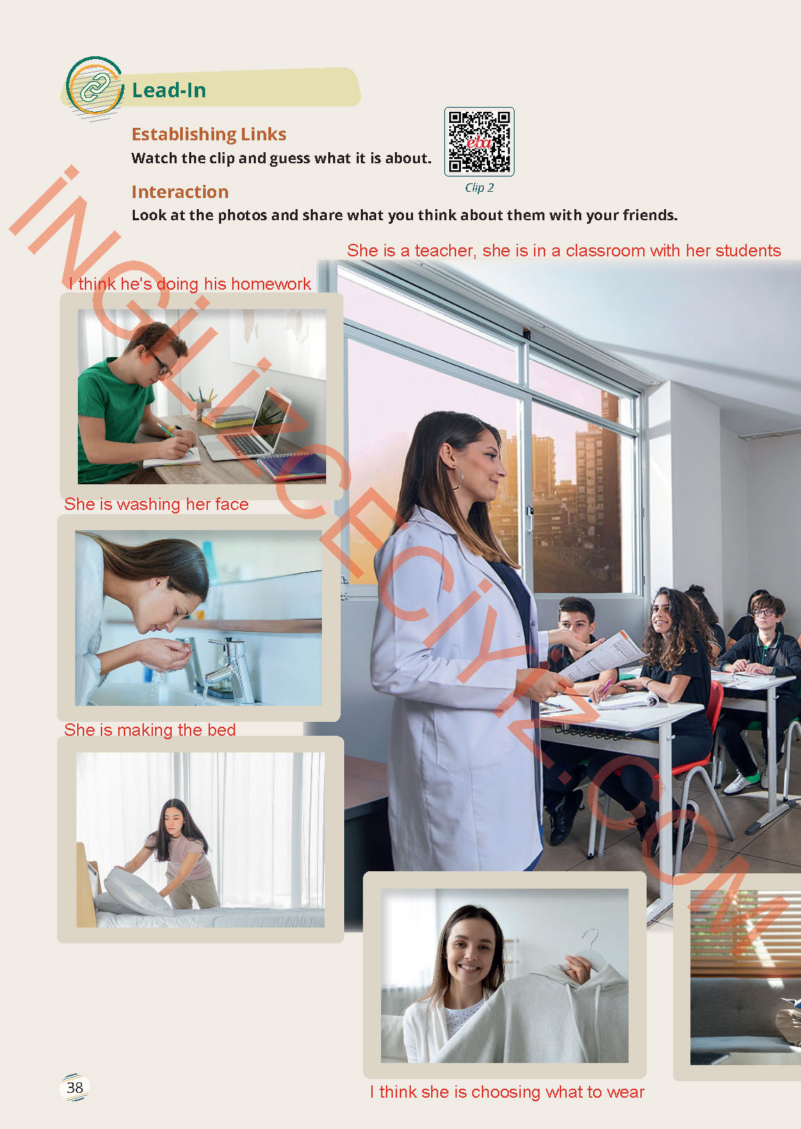 9. Sınıf Meb Yayınları İngilizce Ders Kitabı Sayfa 38 Cevapları