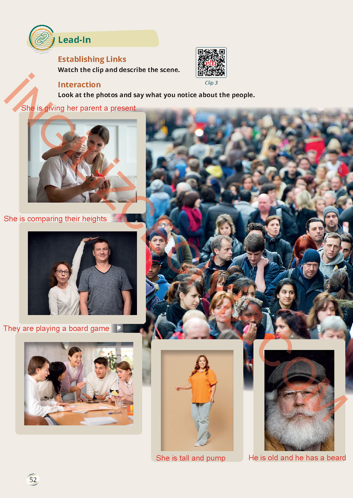 9. Sınıf Meb Yayınları İngilizce Ders Kitabı Sayfa 52 Cevapları