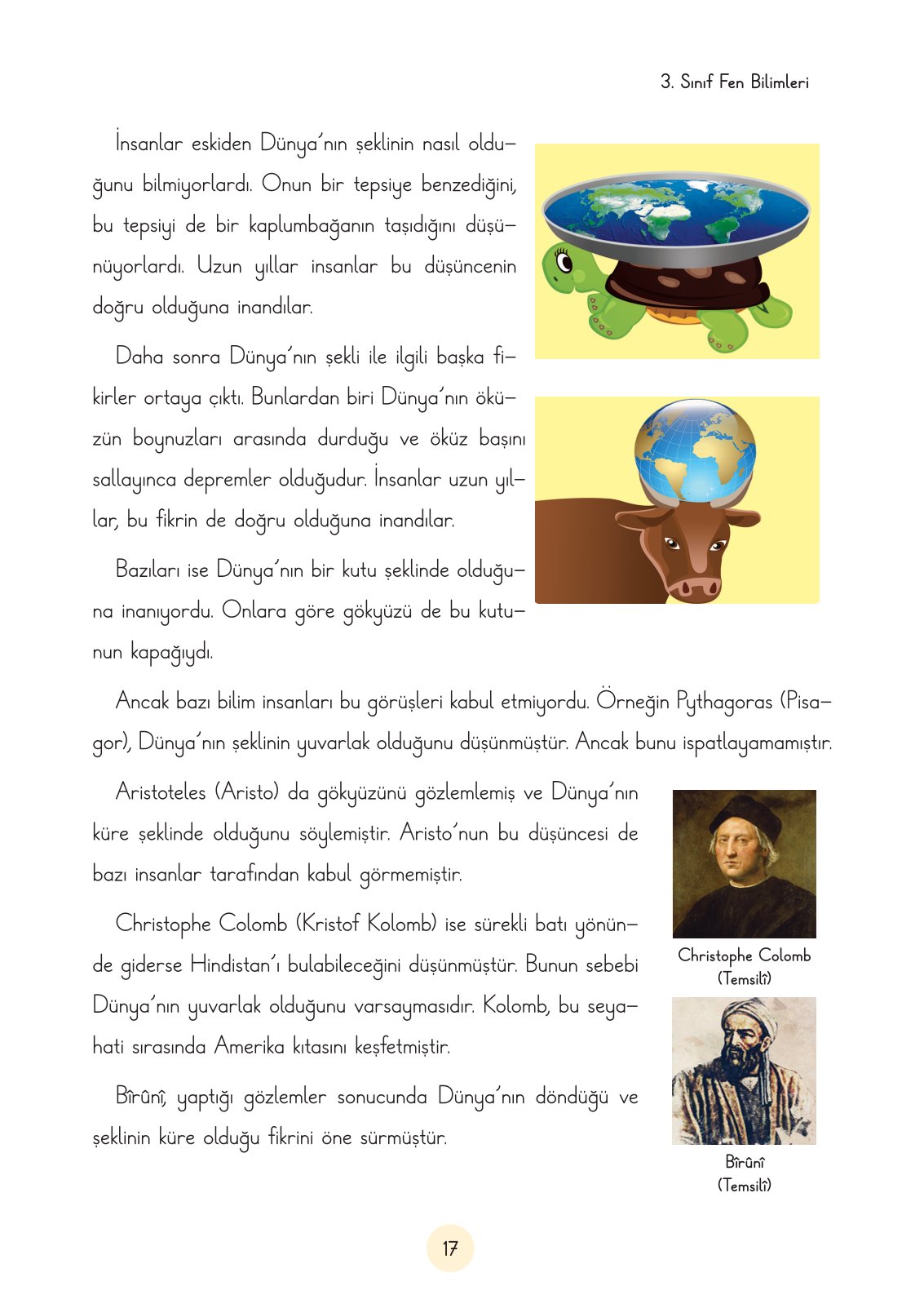 3. Sınıf Fen Bilimleri Ders Kitabı Cem Yayınları Sayfa 17 Cevapları 3. Sınıf Fen Bilimleri Ders Kitabı Cem Yayınları Sayfa 17 Cevapları