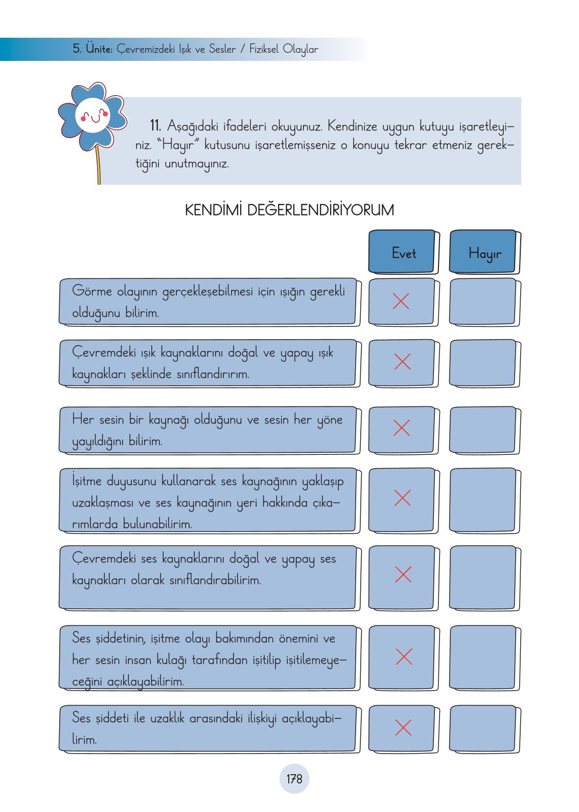 3. Sınıf Fen Bilimleri Ders Kitabı Cem Yayınları Sayfa 178 Cevapları