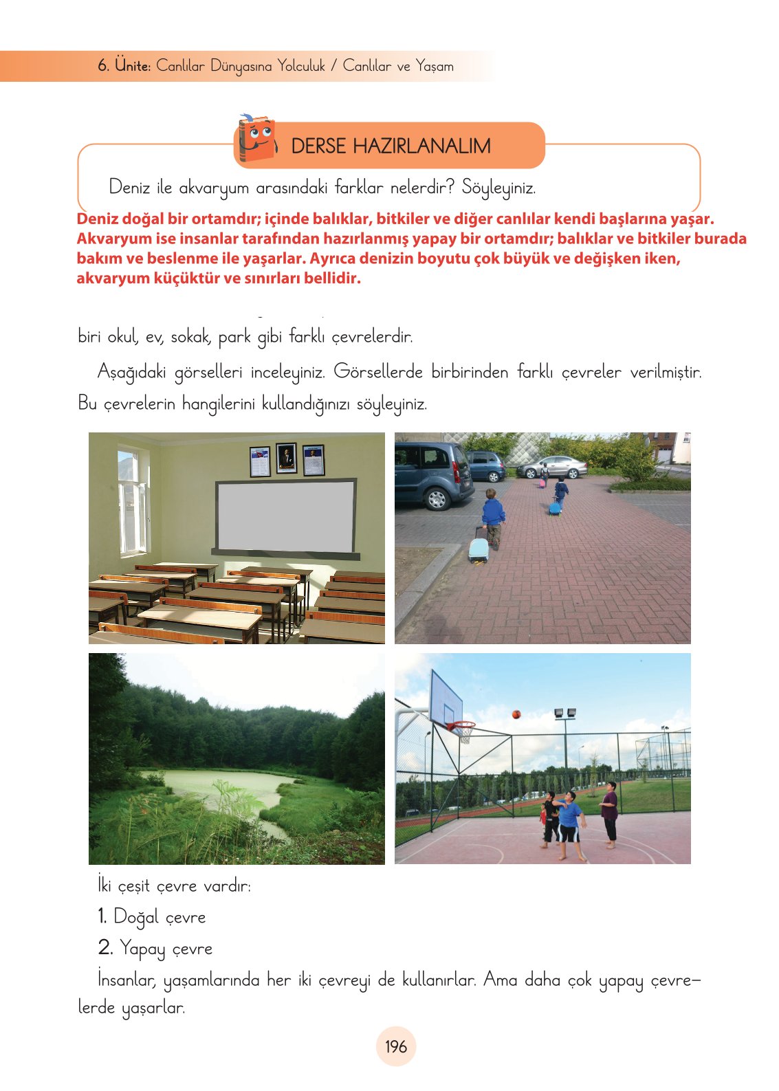 3. Sınıf Fen Bilimleri Ders Kitabı Cem Yayınları Sayfa 196 Cevapları