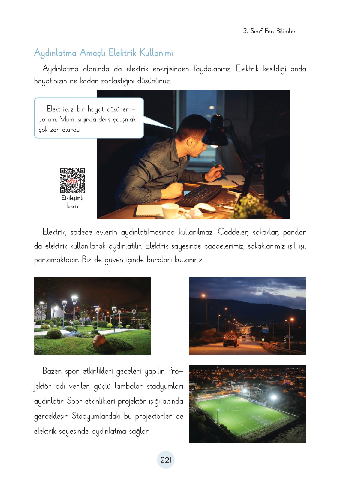 3. Sınıf Fen Bilimleri Ders Kitabı Cem Yayınları Sayfa 221 Cevapları