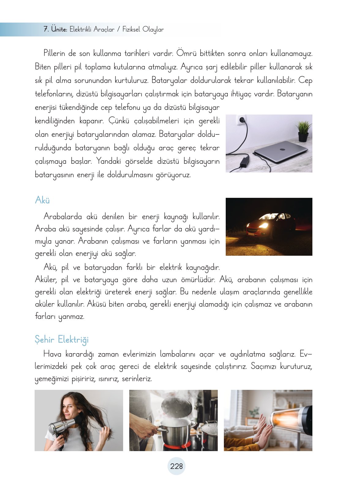 3. Sınıf Fen Bilimleri Ders Kitabı Cem Yayınları Sayfa 228 Cevapları