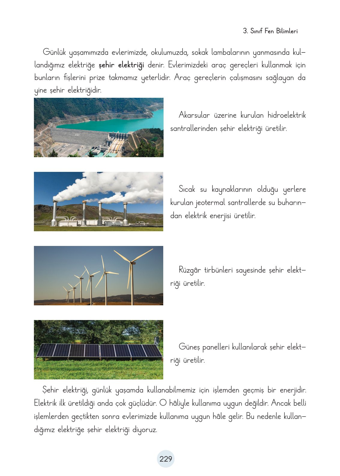3. Sınıf Fen Bilimleri Ders Kitabı Cem Yayınları Sayfa 229 Cevapları