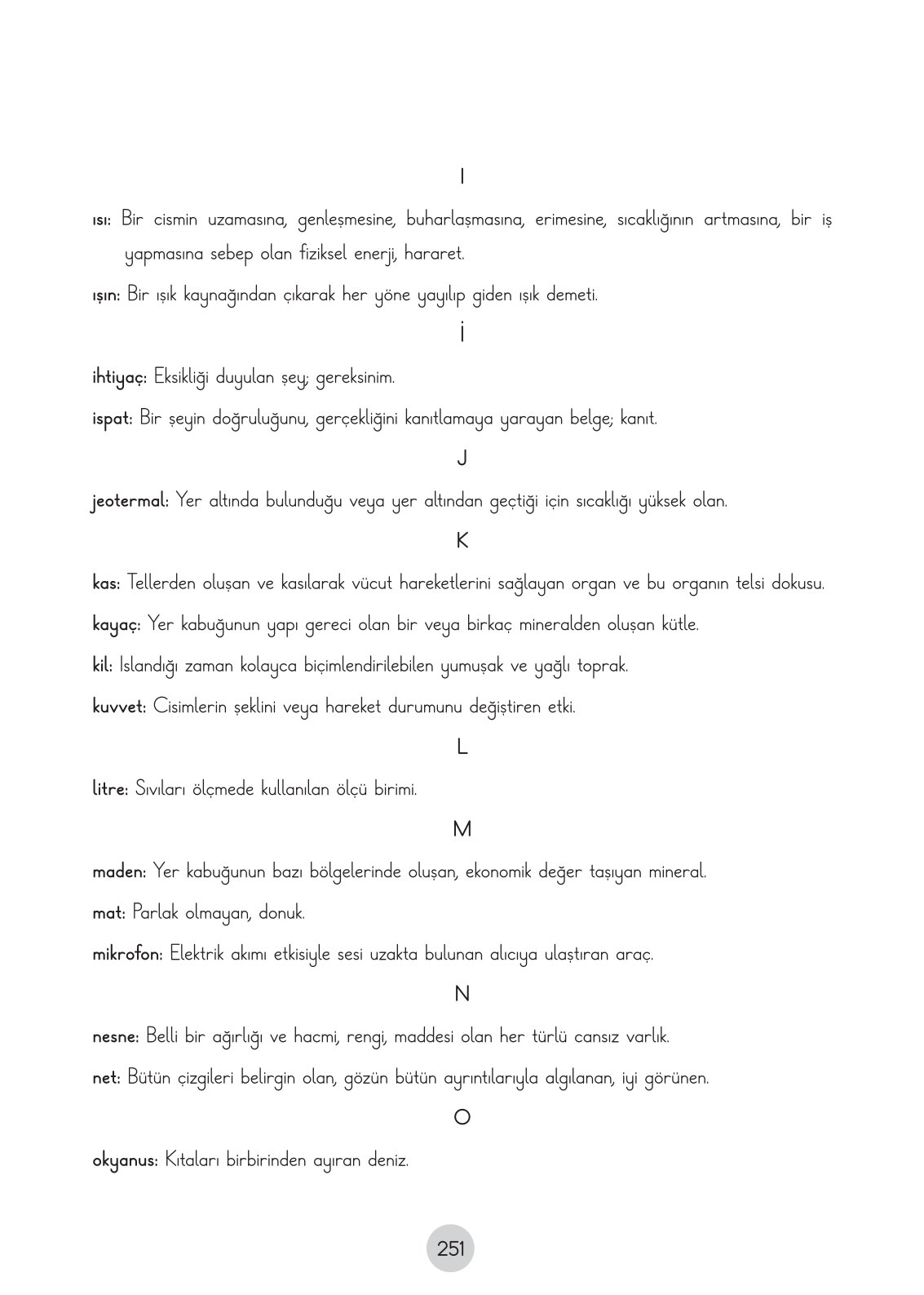 3. Sınıf Fen Bilimleri Ders Kitabı Cem Yayınları Sayfa 251 Cevapları