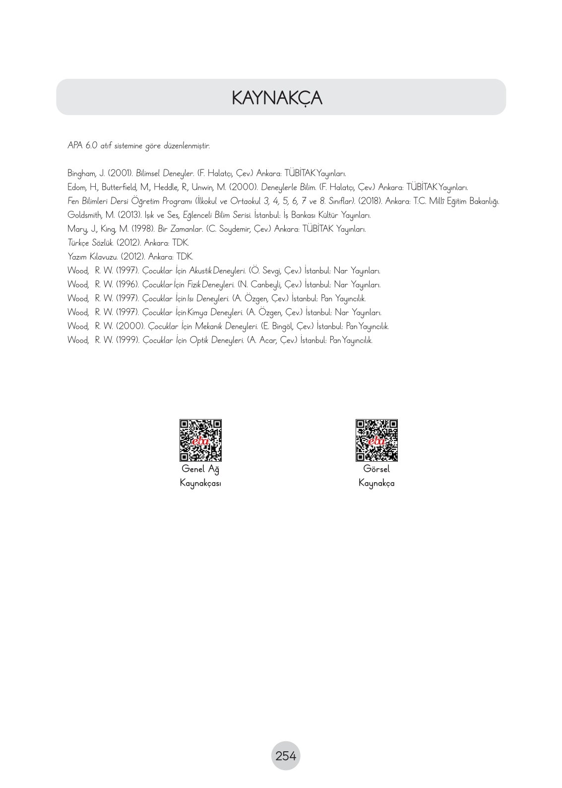 3. Sınıf Fen Bilimleri Ders Kitabı Cem Yayınları Sayfa 254 Cevapları