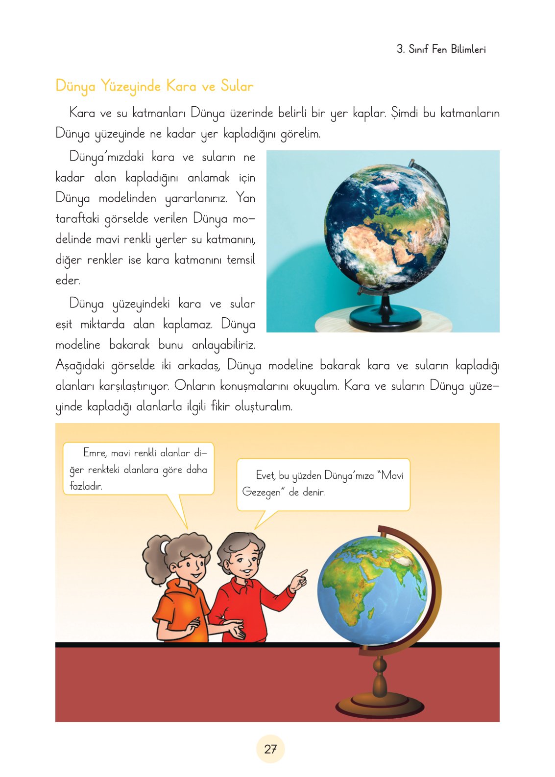 3. Sınıf Fen Bilimleri Ders Kitabı Cem Yayınları Sayfa 27 Cevapları 3. Sınıf Fen Bilimleri Ders Kitabı Cem Yayınları Sayfa 27 Cevapları