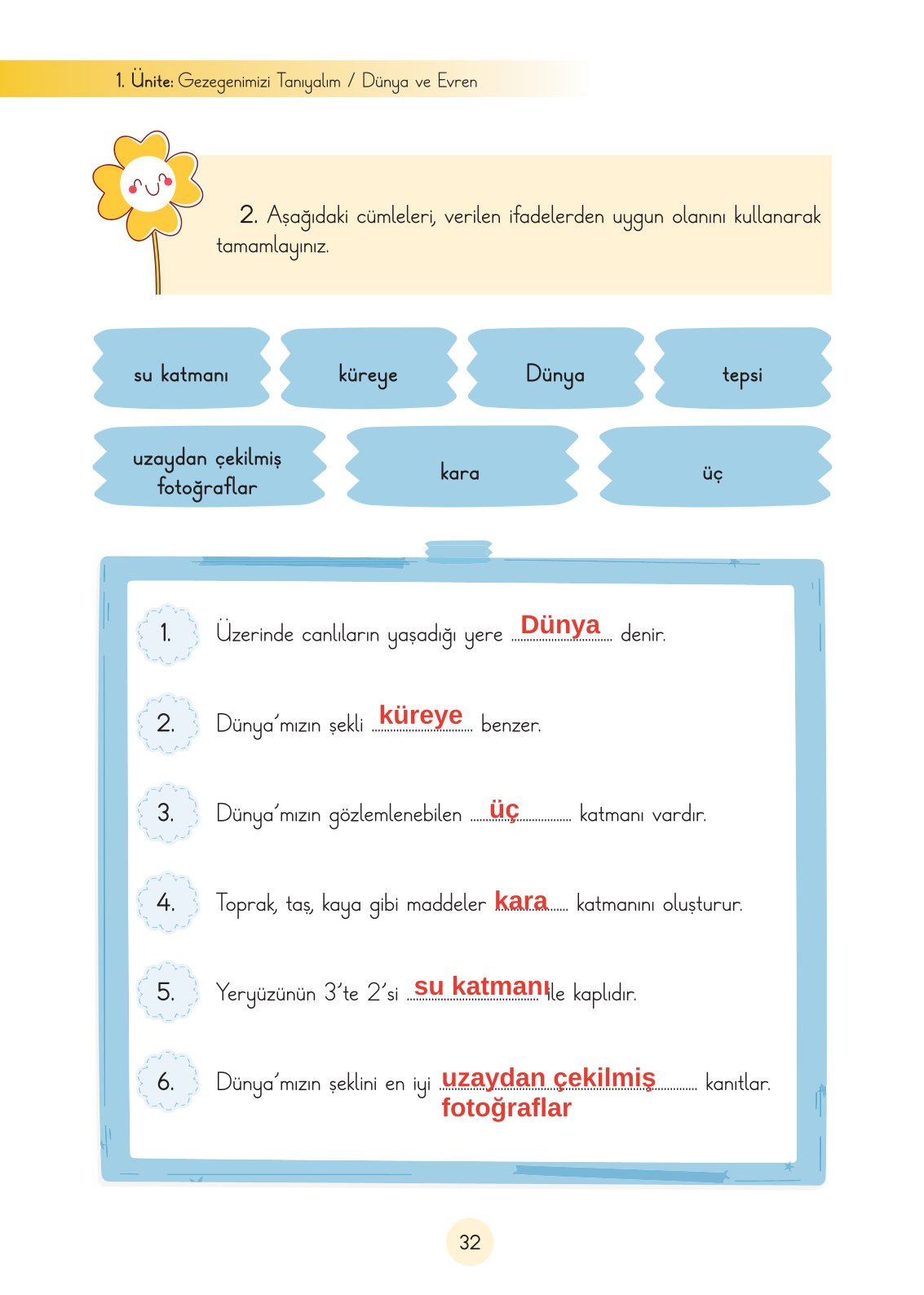 3. Sınıf Fen Bilimleri Ders Kitabı Cem Yayınları Sayfa 32 Cevapları 3. Sınıf Fen Bilimleri Ders Kitabı Cem Yayınları Sayfa 32 Cevapları