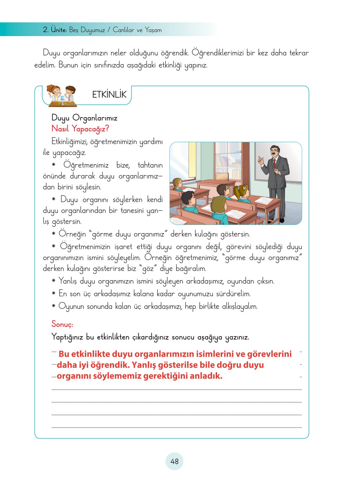 3. Sınıf Fen Bilimleri Ders Kitabı Cem Yayınları Sayfa 48 Cevapları 3. Sınıf Fen Bilimleri Ders Kitabı Cem Yayınları Sayfa 48 Cevapları