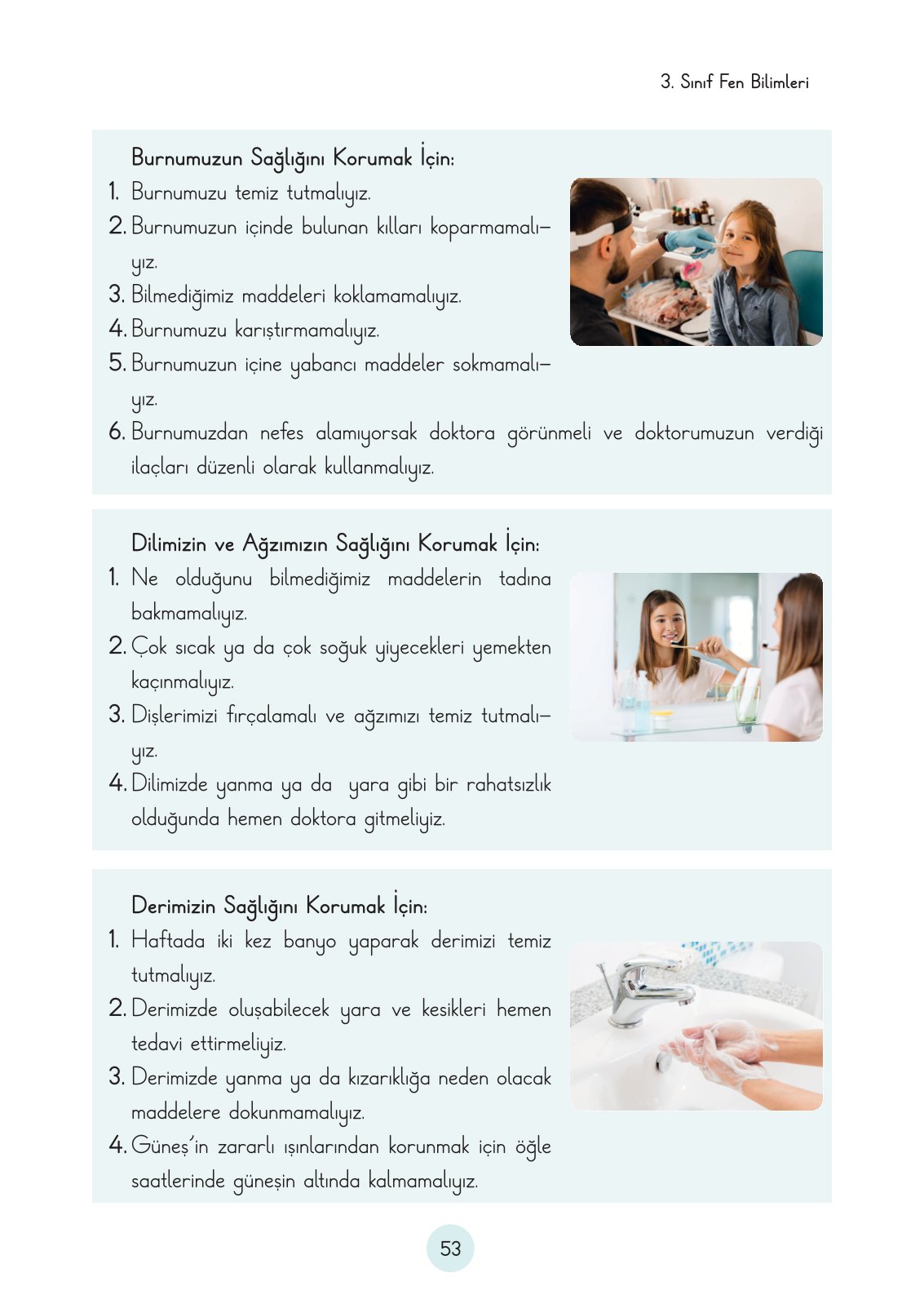 3. Sınıf Fen Bilimleri Ders Kitabı Cem Yayınları Sayfa 53 Cevapları 3. Sınıf Fen Bilimleri Ders Kitabı Cem Yayınları Sayfa 53 Cevapları