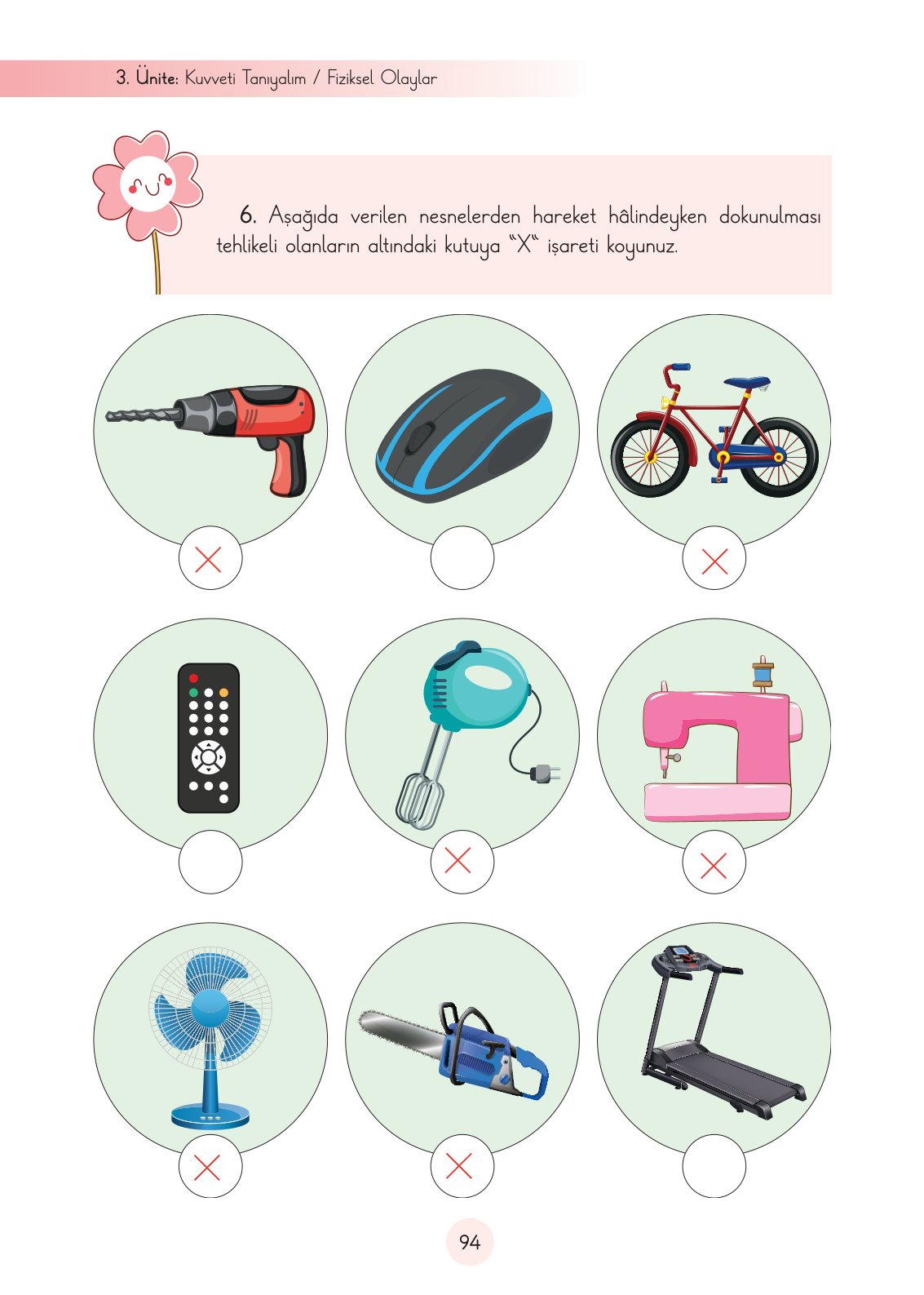 3. Sınıf Fen Bilimleri Ders Kitabı Cem Yayınları Sayfa 94 Cevapları