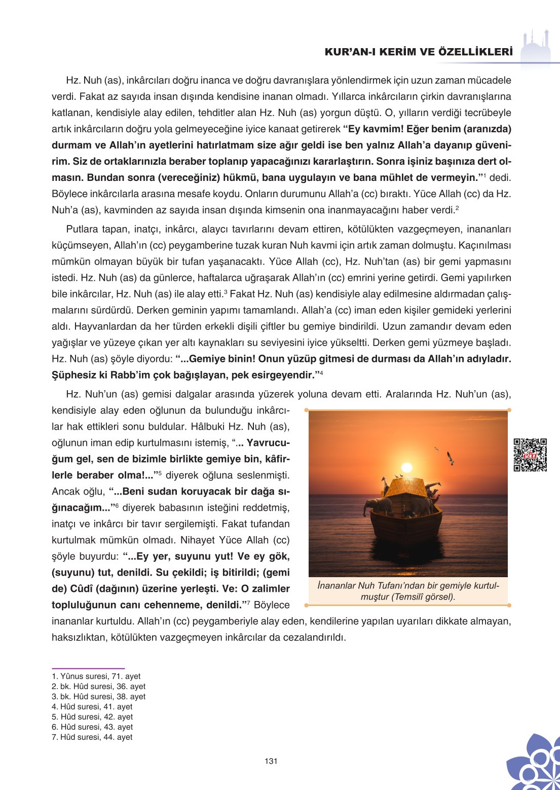 8. Sınıf Din Kültürü Ve Ahlak Bilgisi Ders Kitabı Sdr İpekyolu Yayınları Sayfa 131 Cevapları