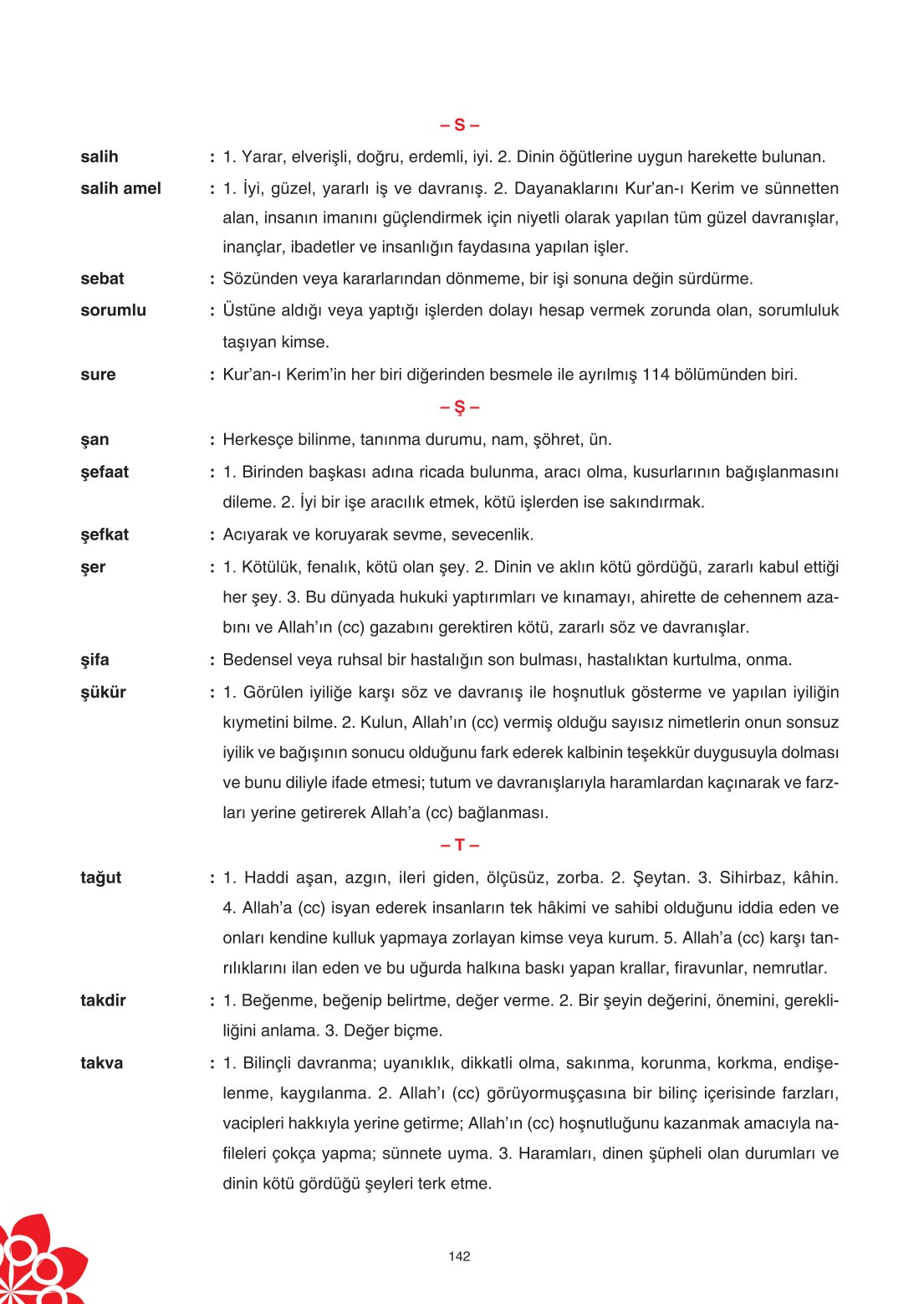 8. Sınıf Din Kültürü Ve Ahlak Bilgisi Ders Kitabı Sdr İpekyolu Yayınları Sayfa 142 Cevapları