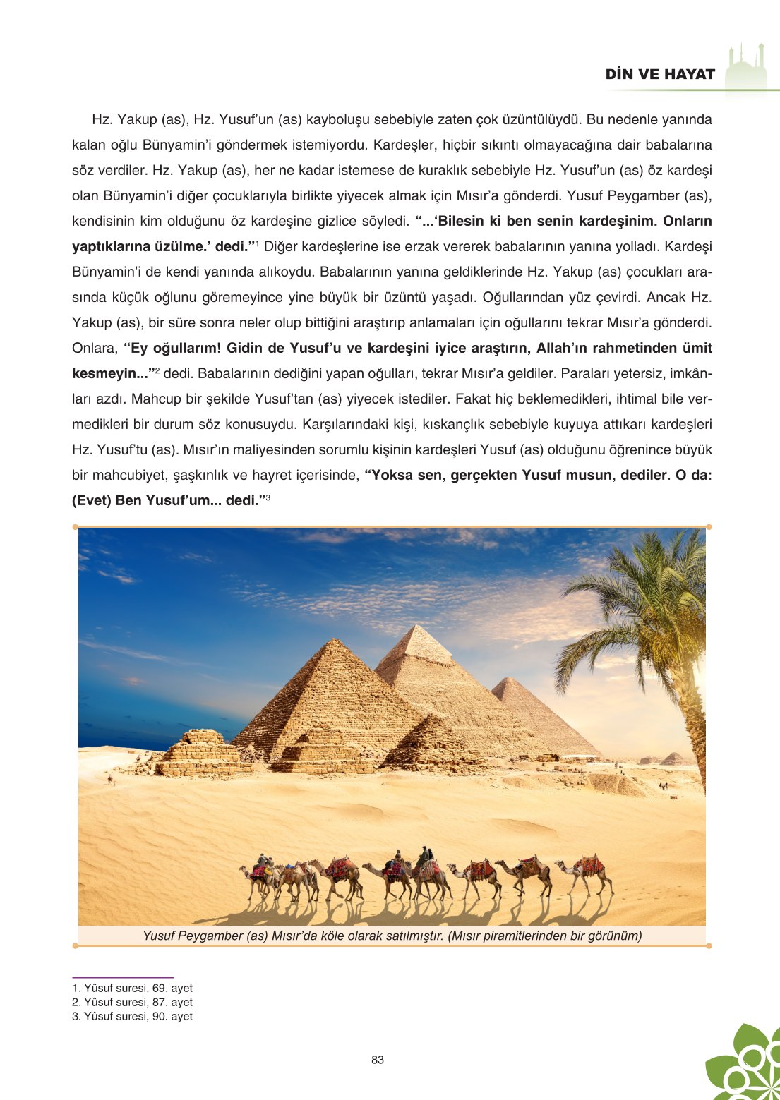 8. Sınıf Din Kültürü Ve Ahlak Bilgisi Ders Kitabı Sdr İpekyolu Yayınları Sayfa 83 Cevapları