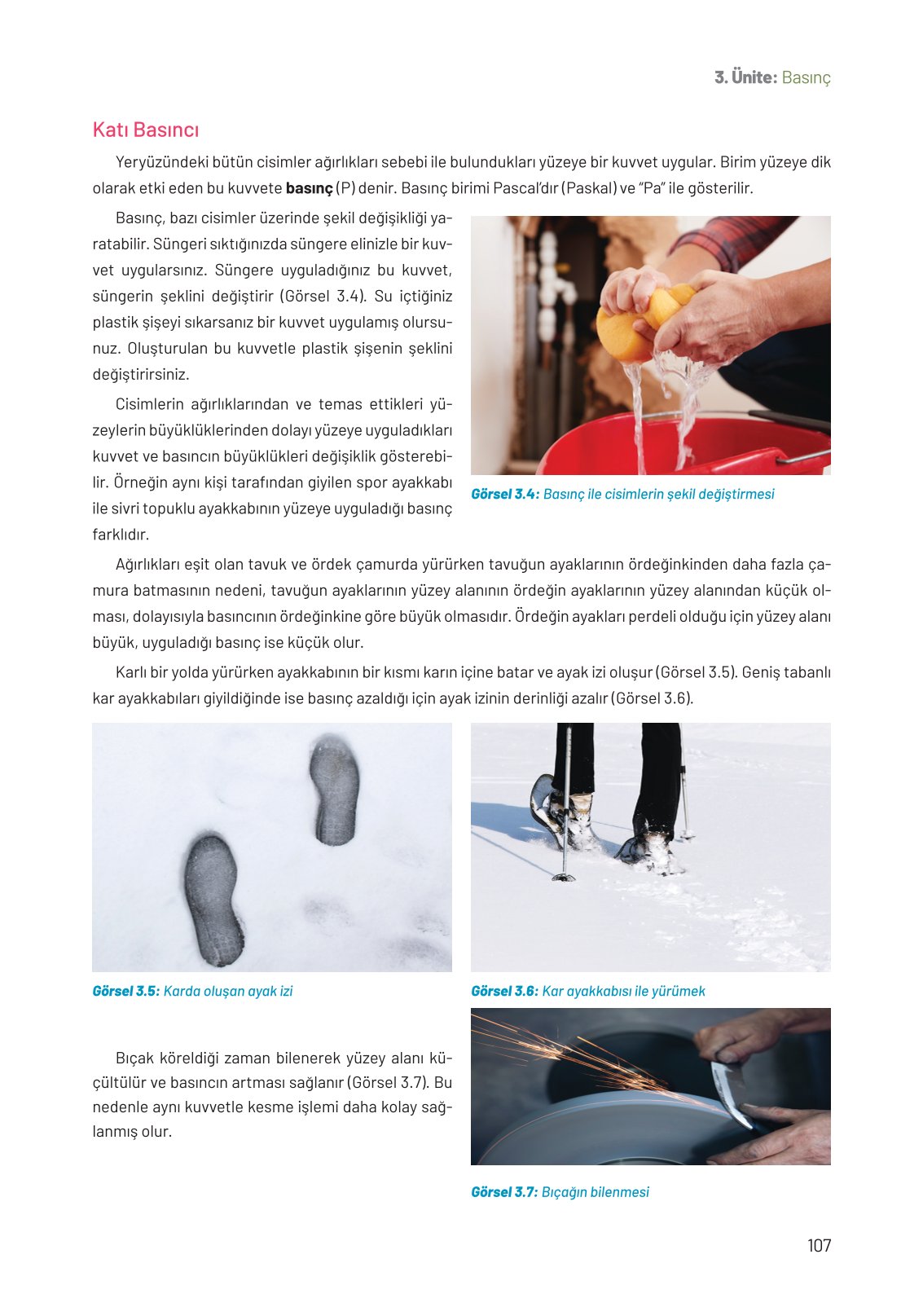 8. Sınıf Fen Bilimleri Ders Kitabı Hecce Yayınları Sayfa 107 Cevapları