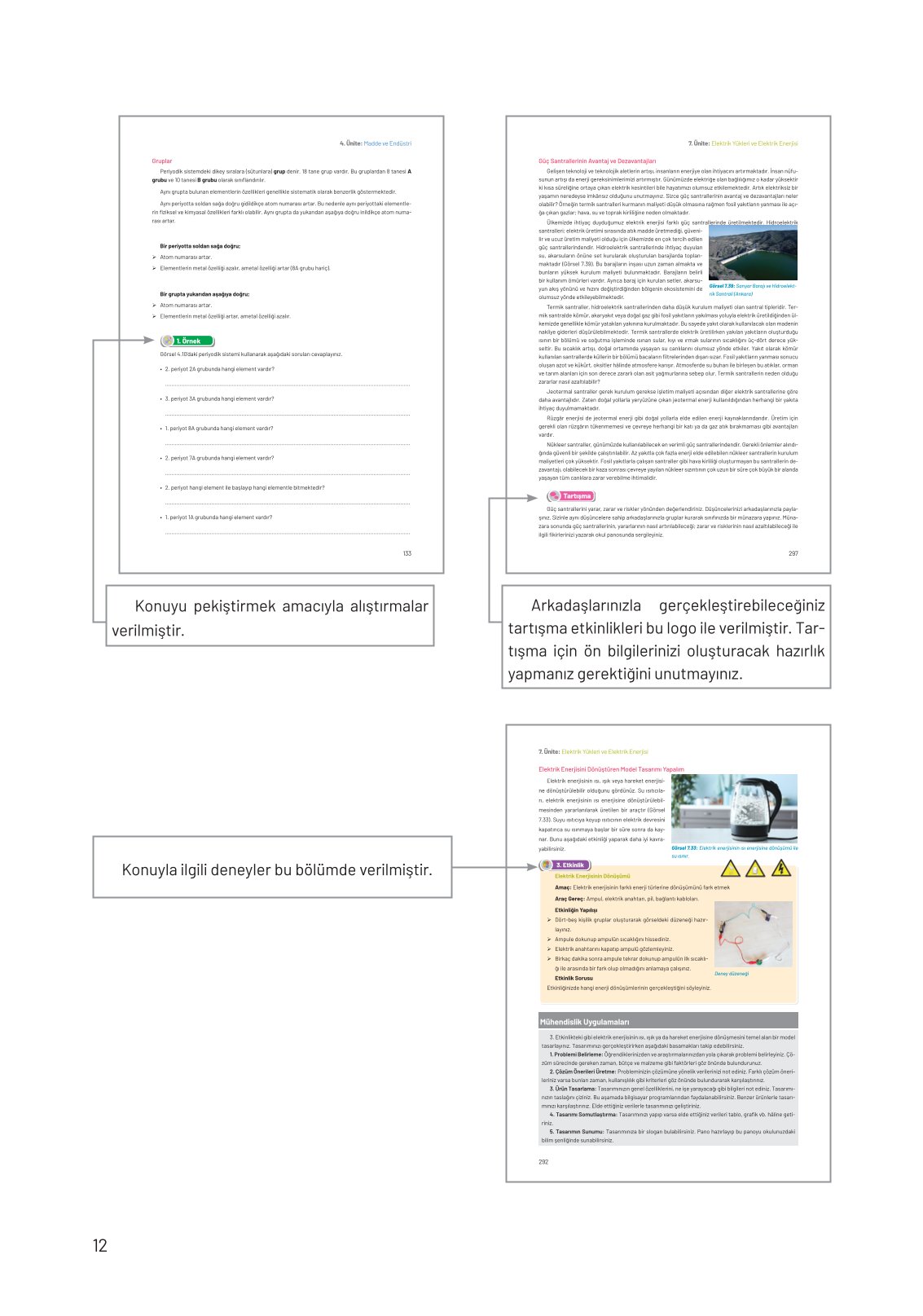 8. Sınıf Fen Bilimleri Ders Kitabı Hecce Yayınları Sayfa 12 Cevapları