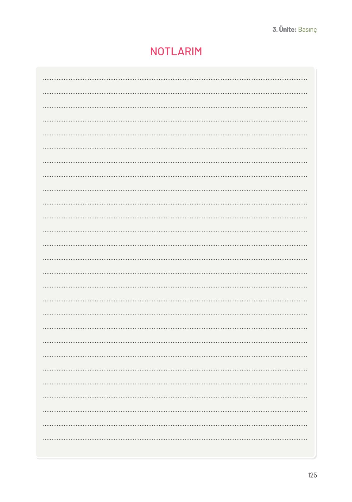 8. Sınıf Fen Bilimleri Ders Kitabı Hecce Yayınları Sayfa 125 Cevapları