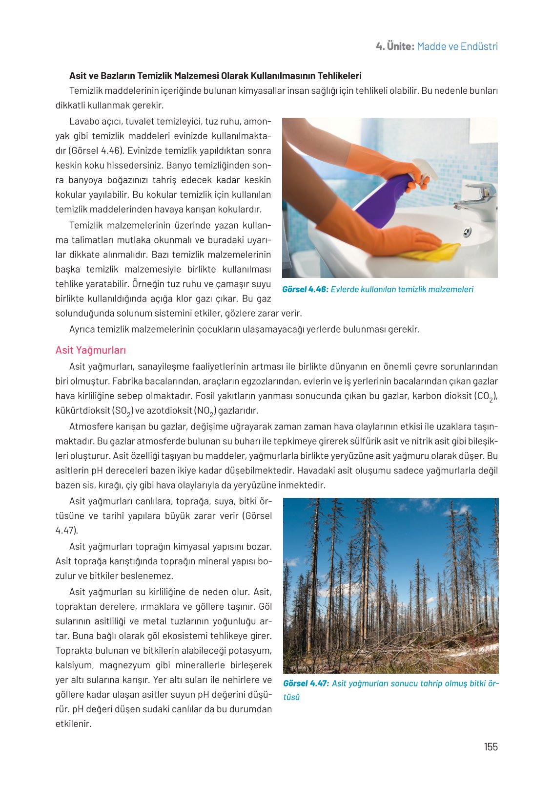 8. Sınıf Fen Bilimleri Ders Kitabı Hecce Yayınları Sayfa 155 Cevapları